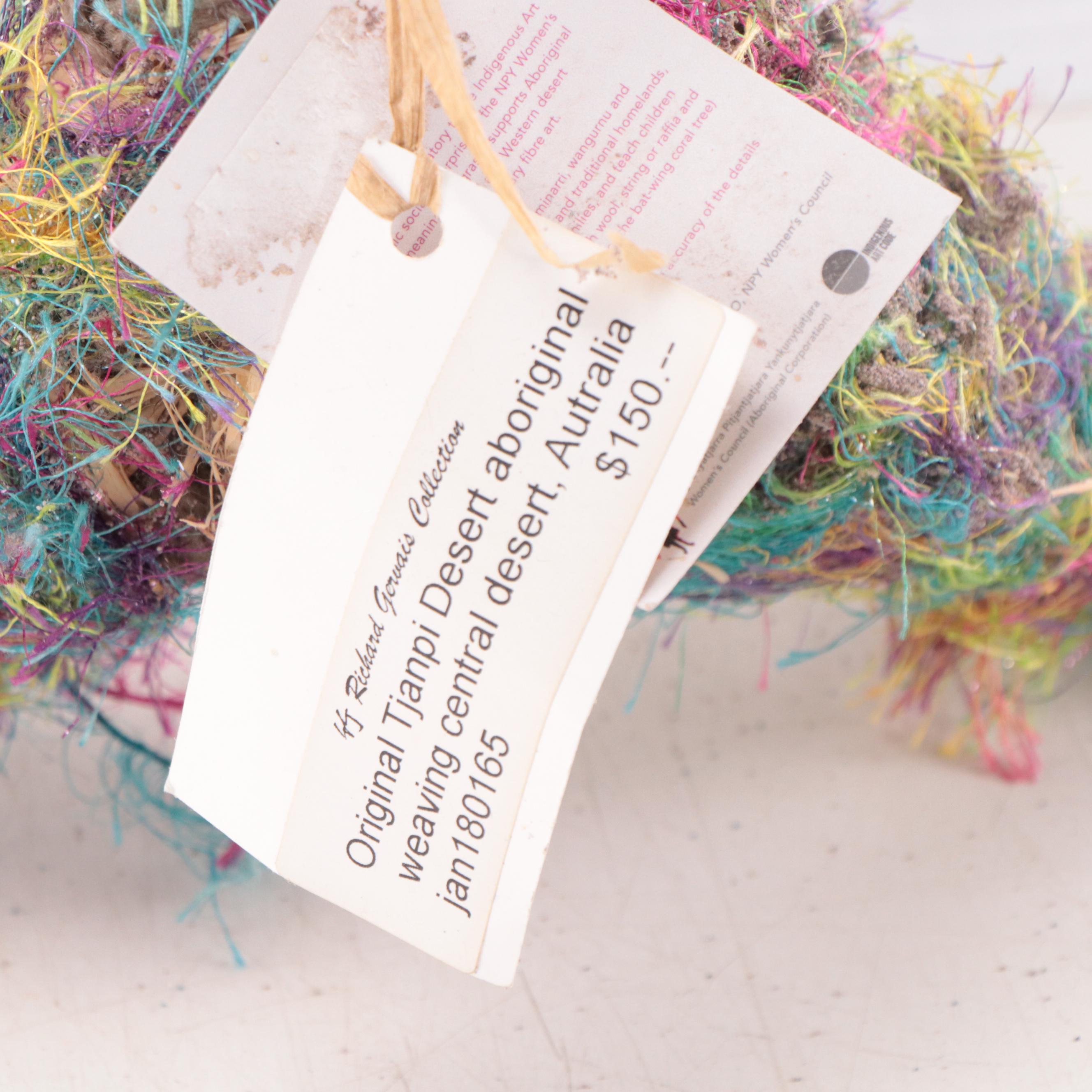 Nyanu Klaka Tjanpi Desert Australia Fiber Art Figure Sculptures