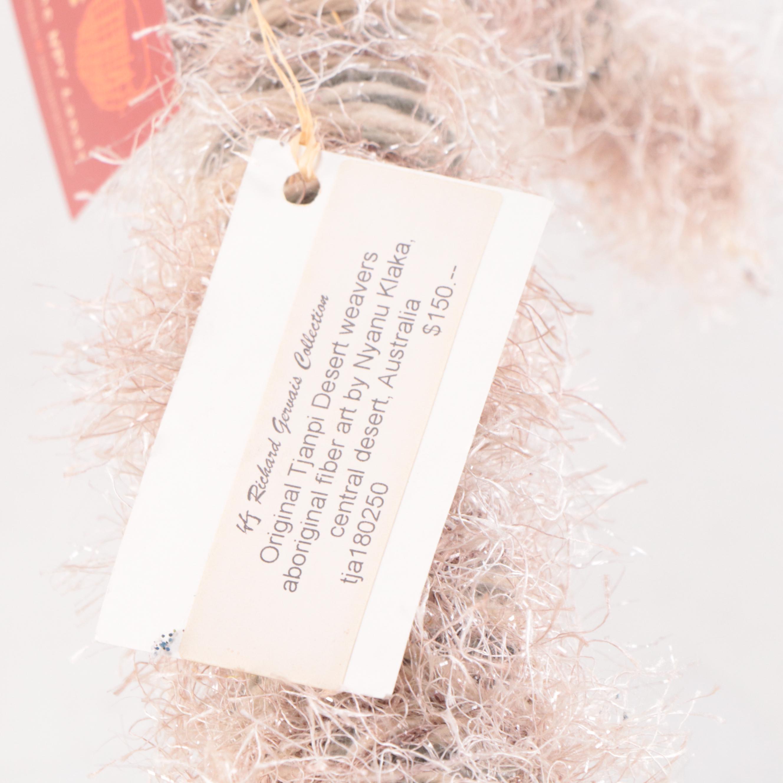 Nyanu Klaka Tjanpi Desert Australia Fiber Art Figure Sculptures