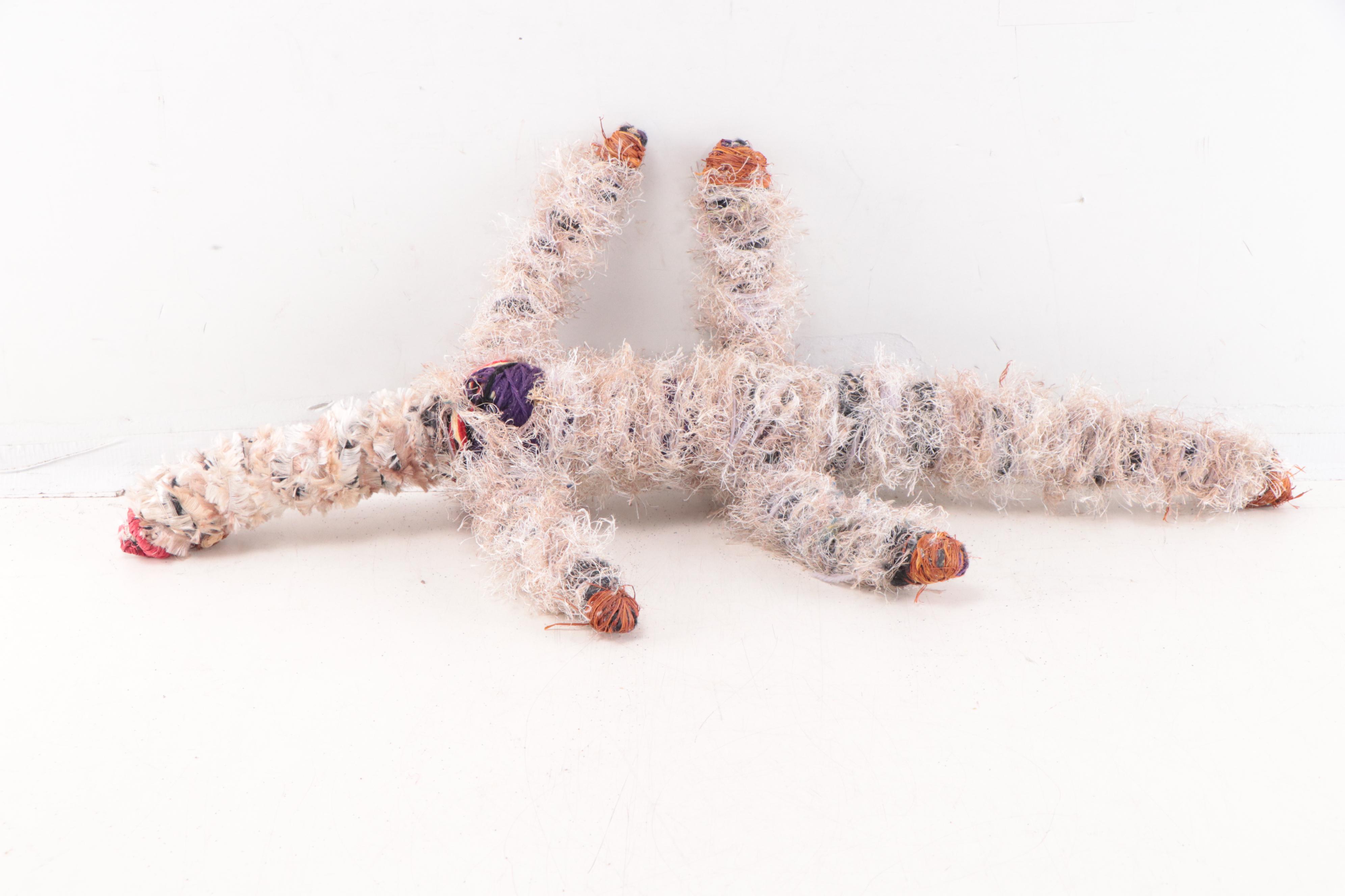 Nyanu Klaka Tjanpi Desert Australia Fiber Art Figure Sculptures