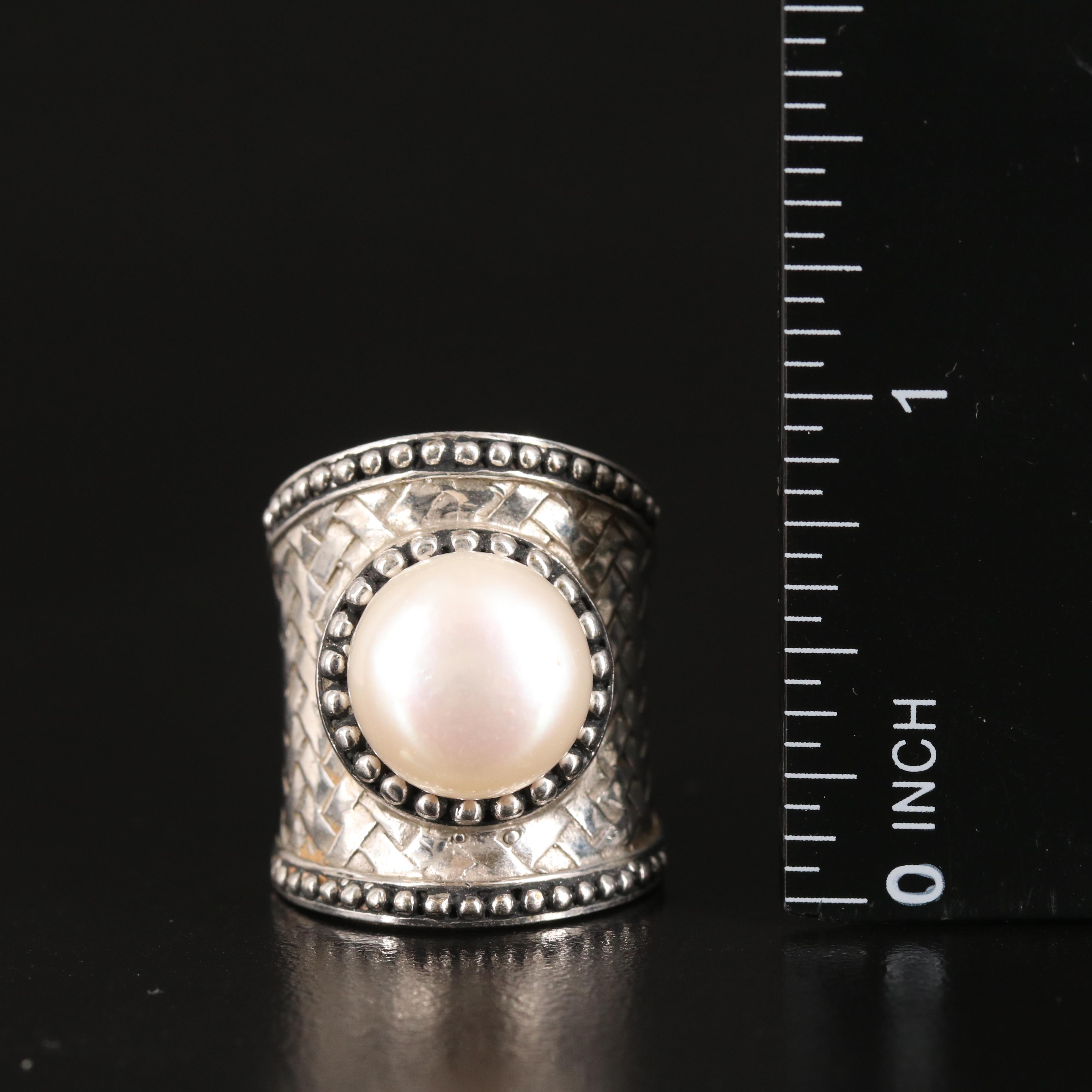 Sterling Pearl Cigar Band