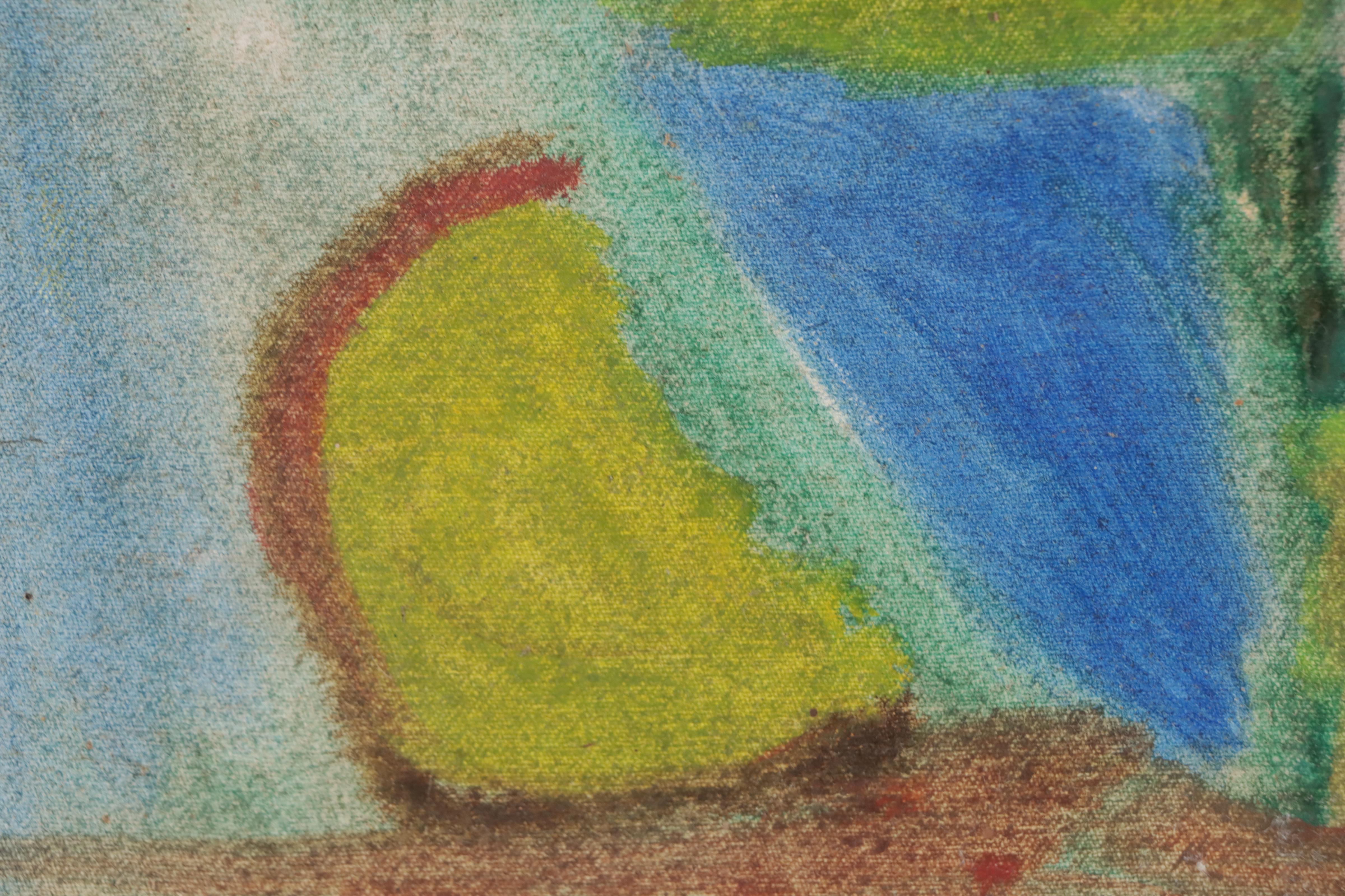 Chuck Barr Abstract Oil Painting