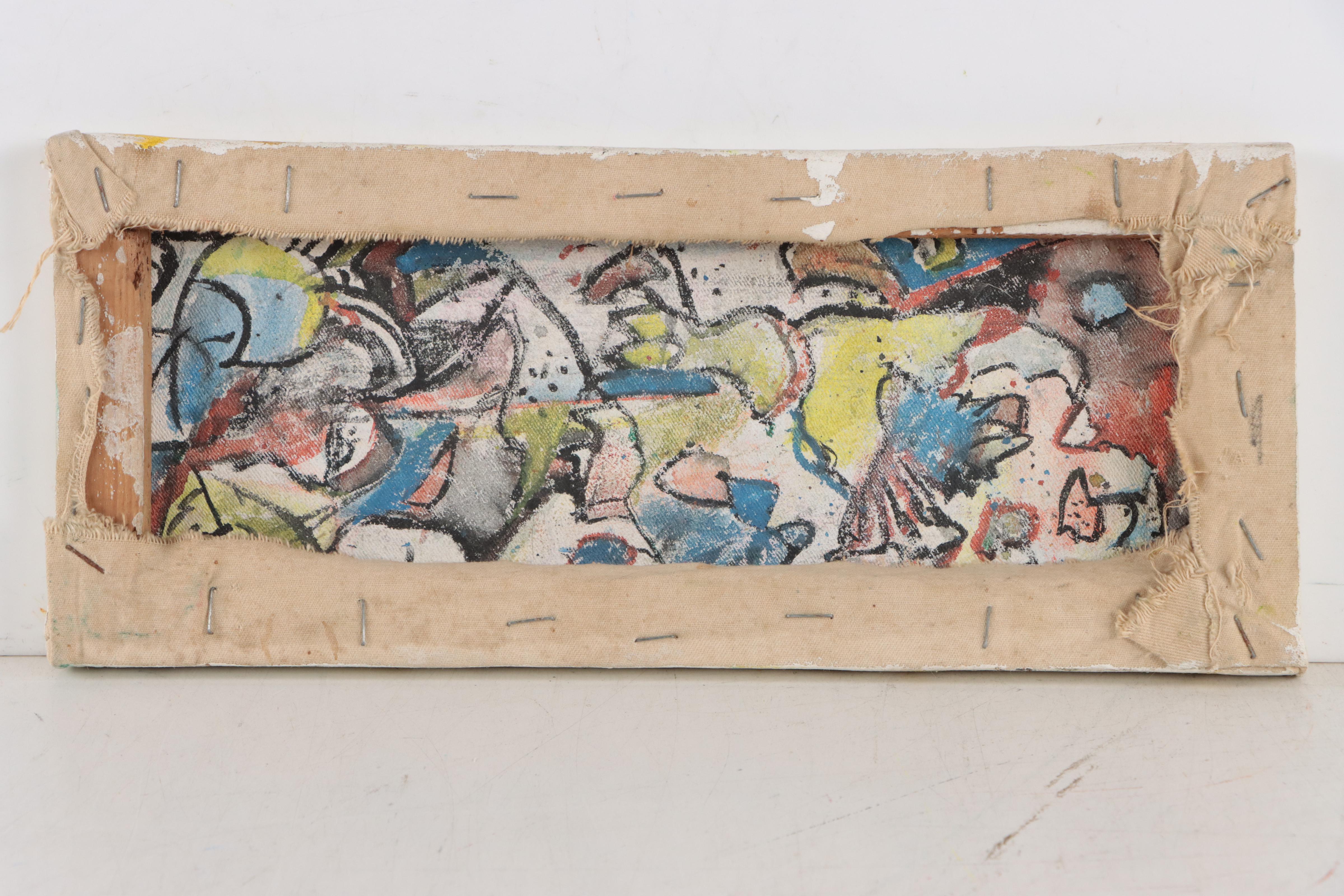 Chuck Barr Abstract Oil Painting