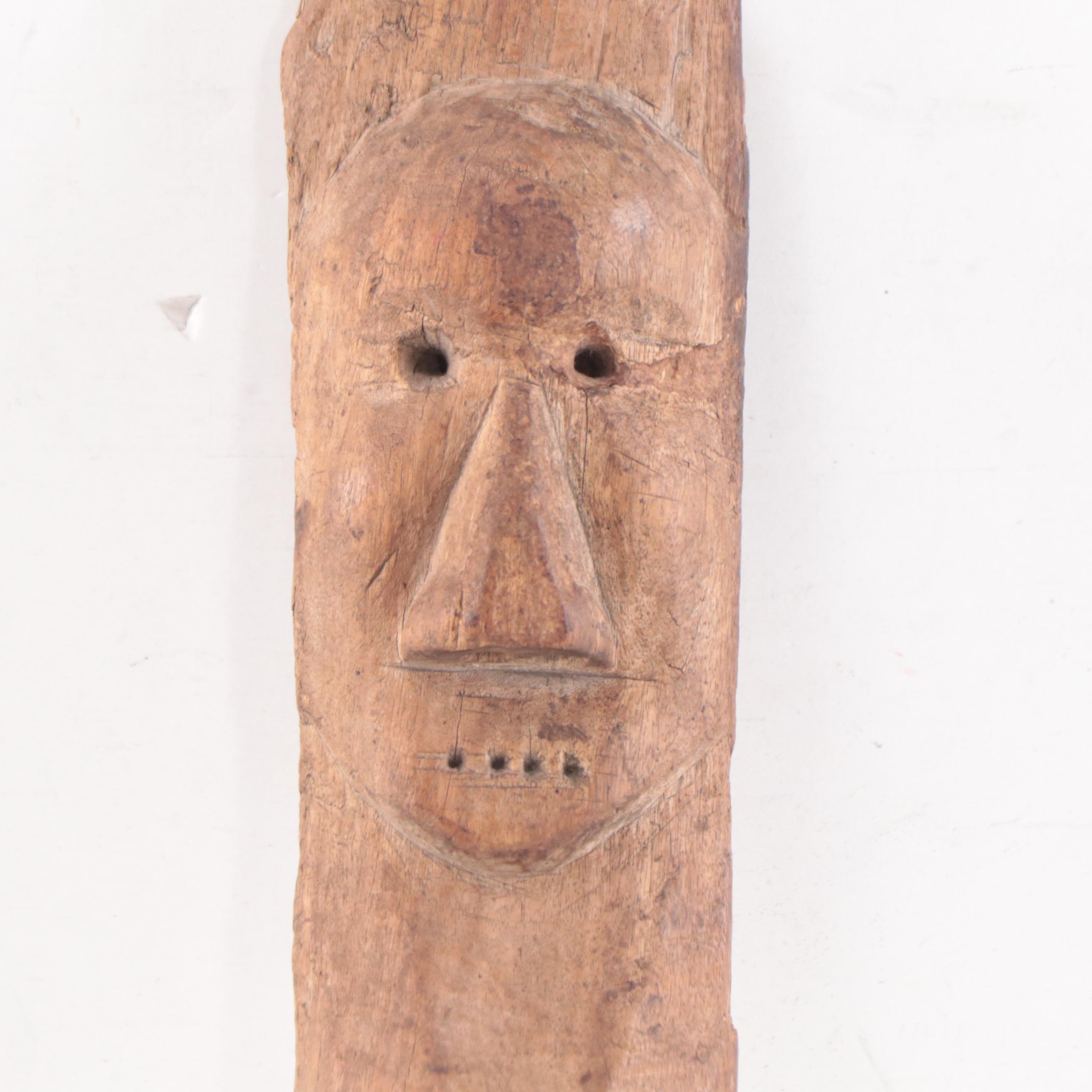 Filipino Hand-Carved Wood Mortar and Pestle