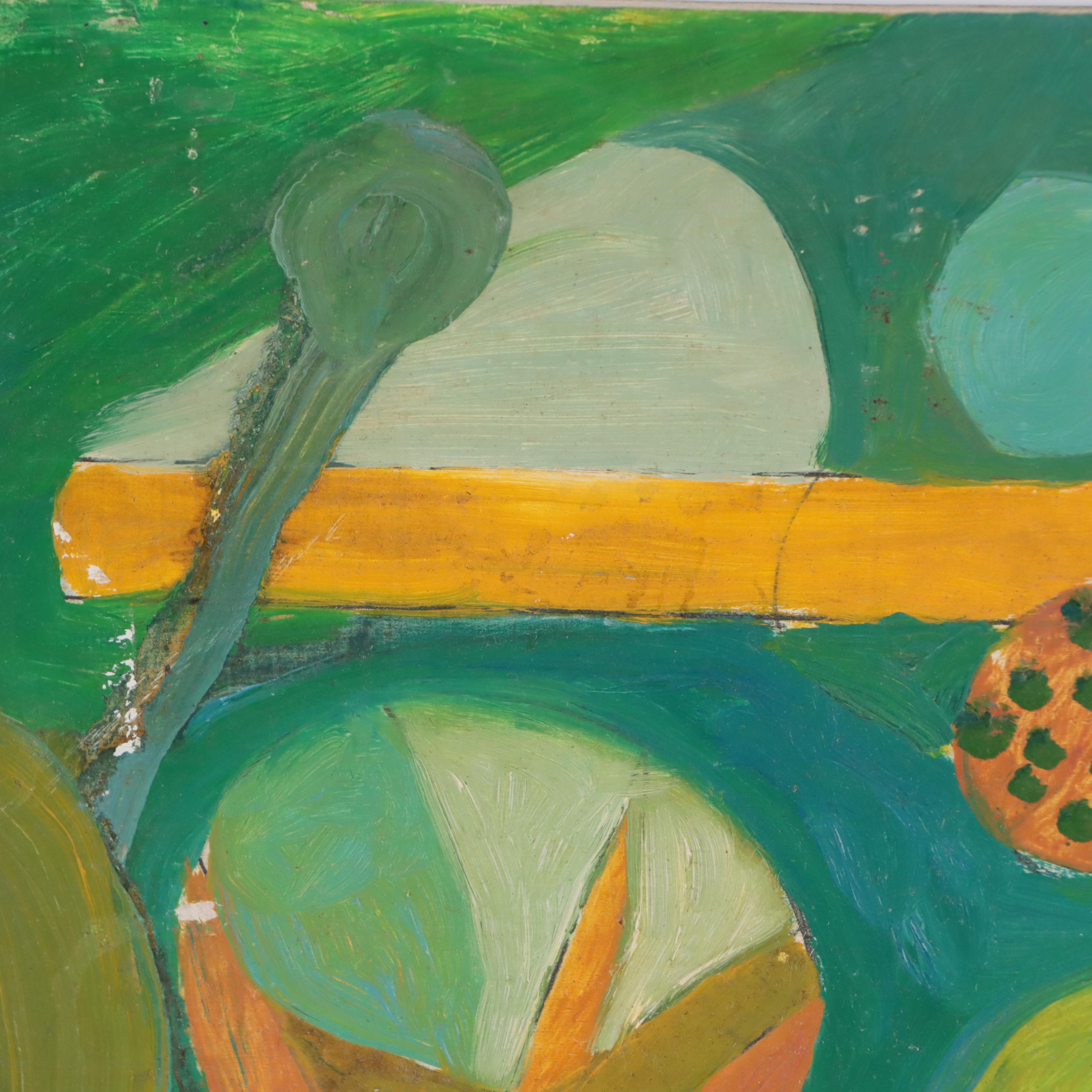 Chuck Barr Abstract Oil Painting