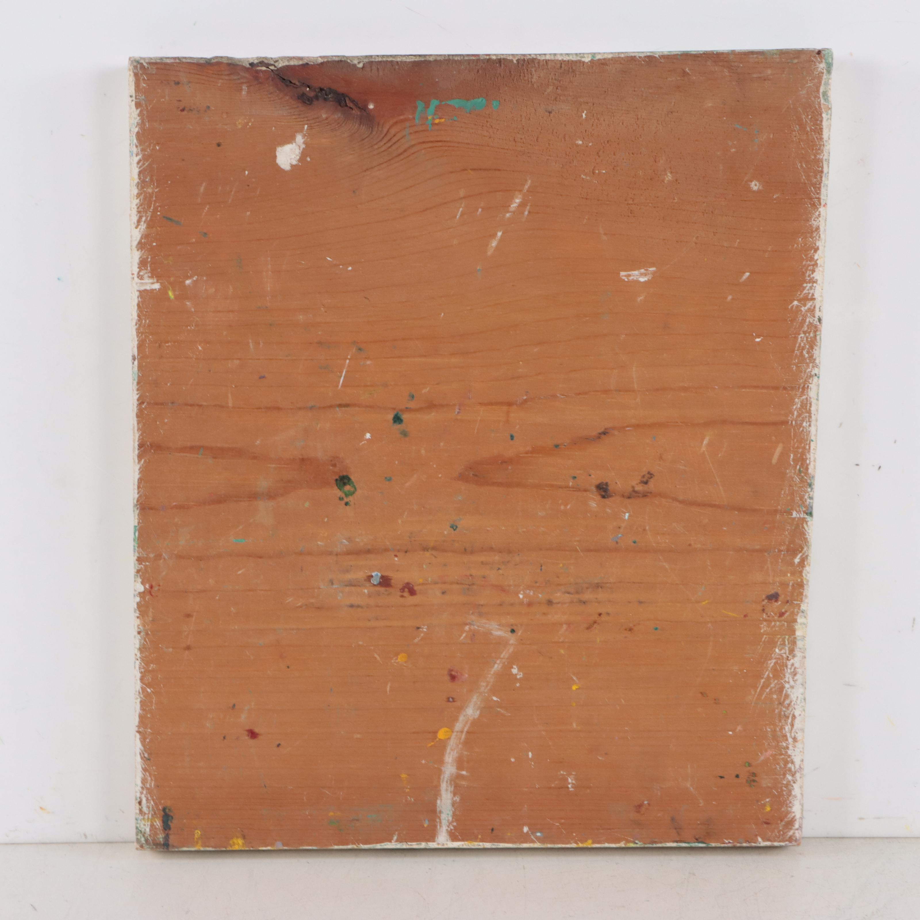 Chuck Barr Abstract Oil Painting