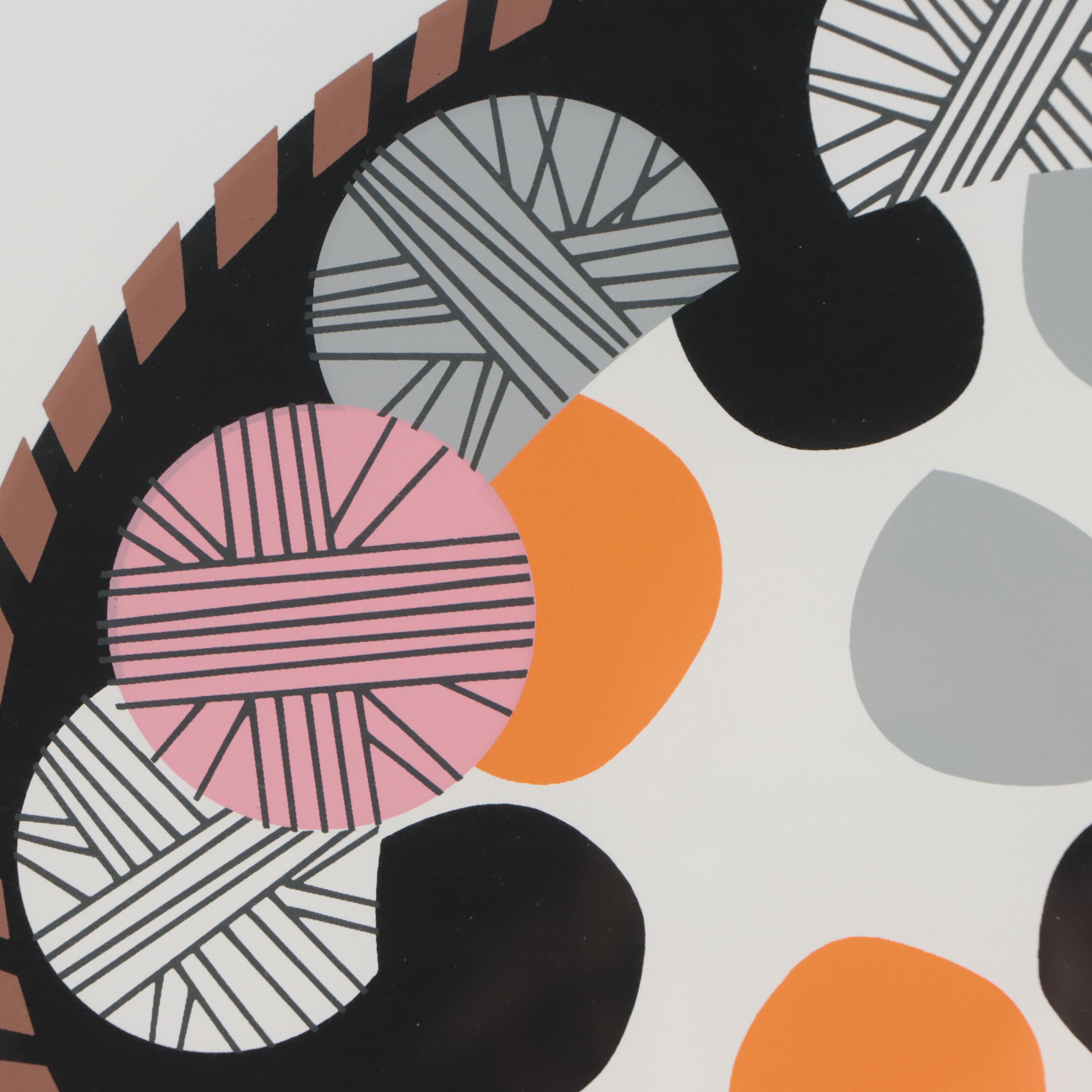 Edie Harper Serigraph "Kitten 'n' Knittin'"