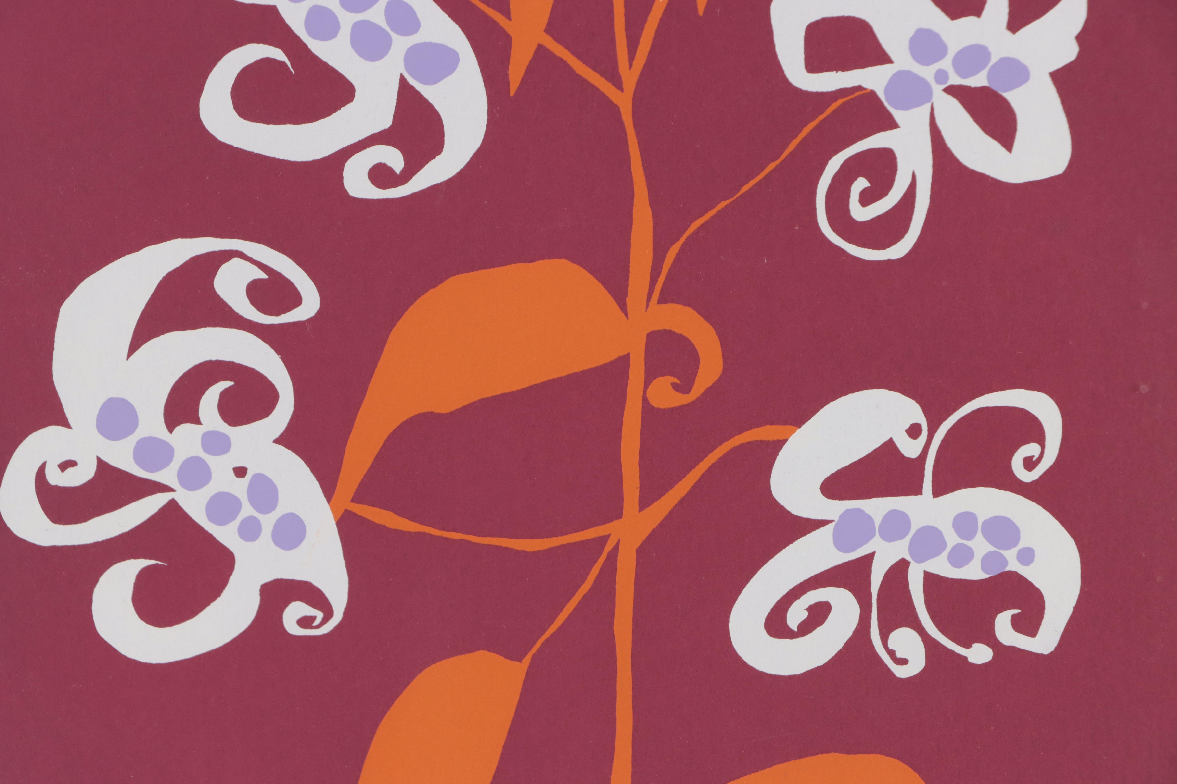 Brett Harper Serigraph "Consider the Lilies," 1975