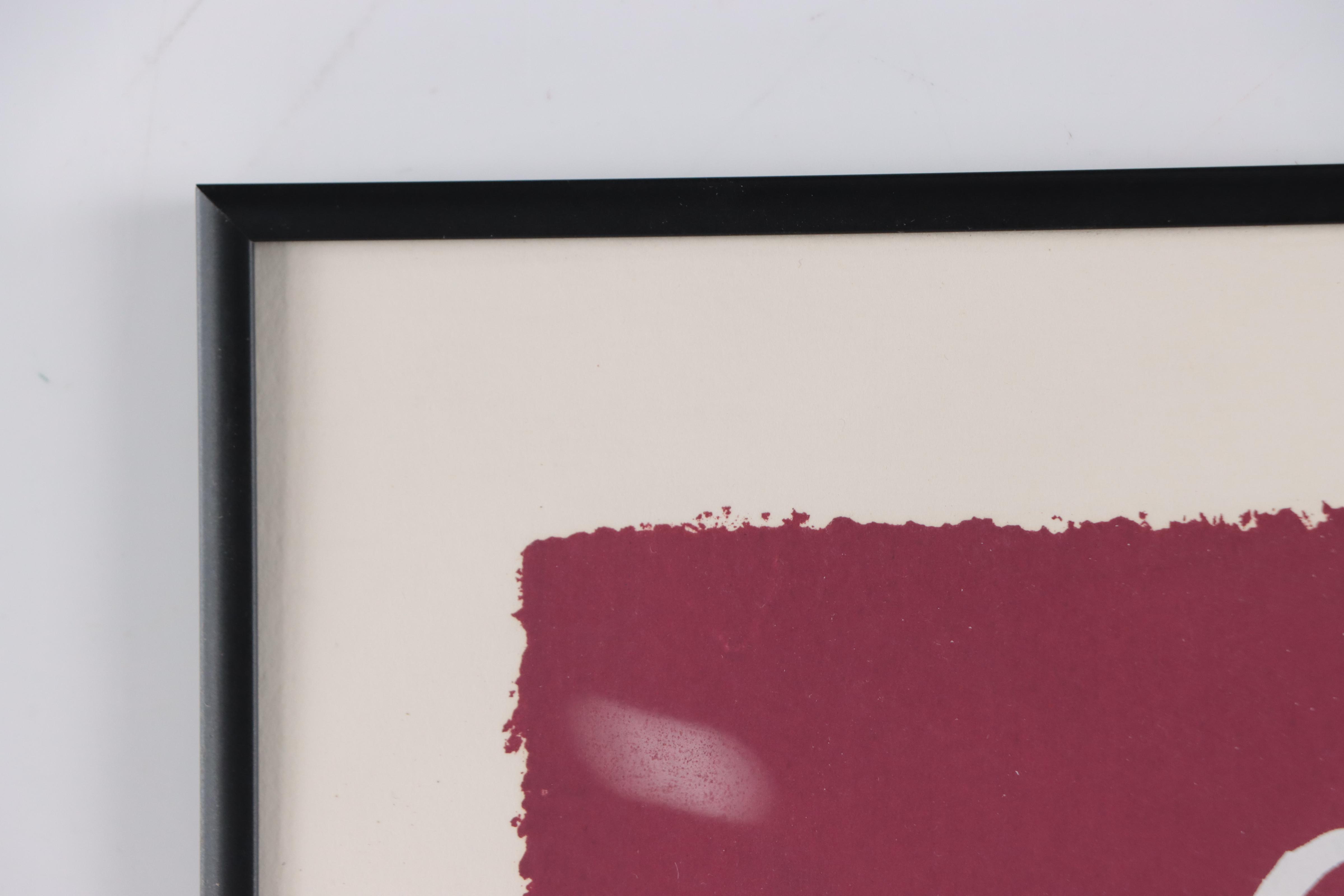 Brett Harper Serigraph "Consider the Lilies," 1975