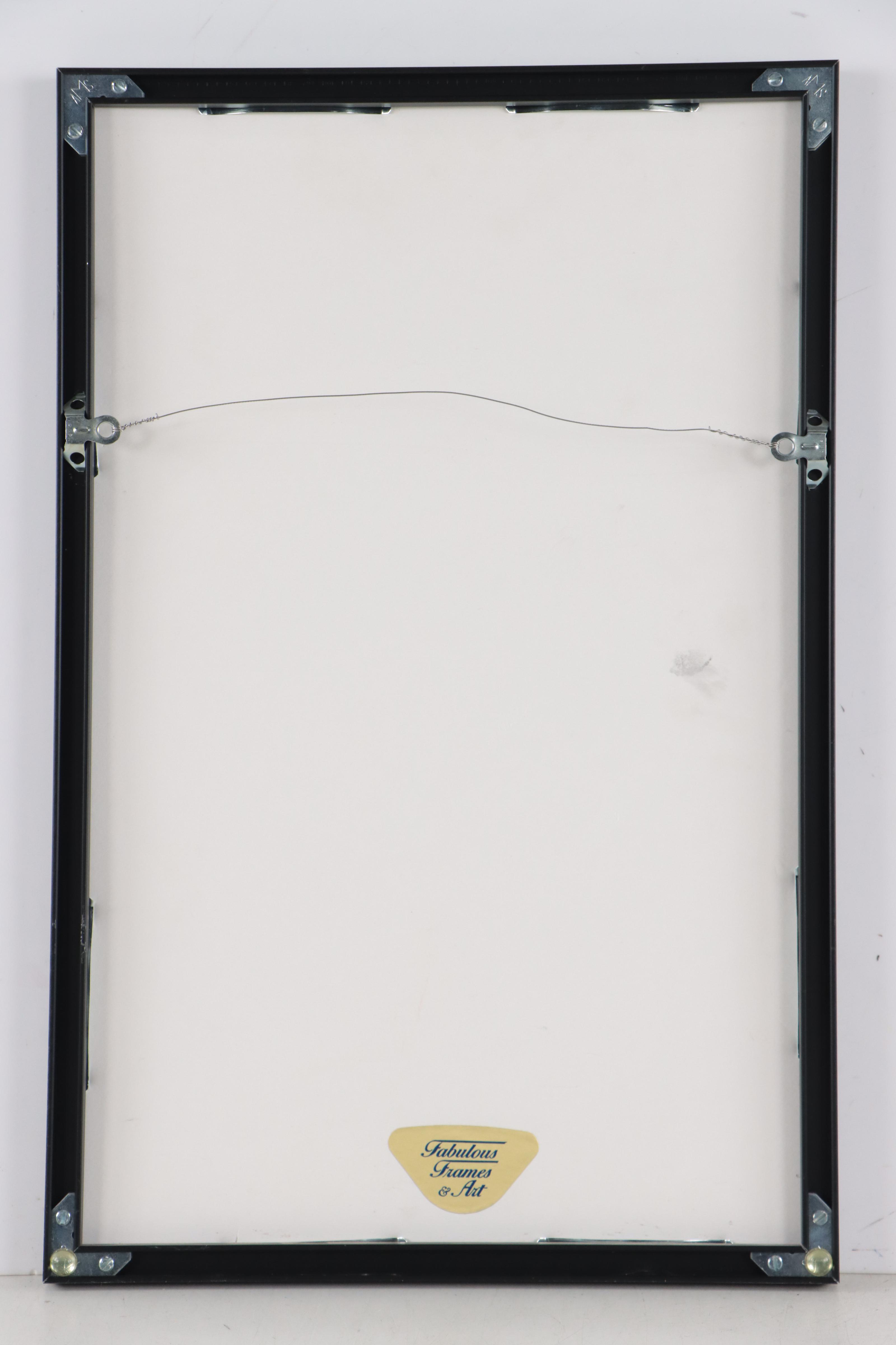 Brett Harper Serigraph "Consider the Lilies," 1975