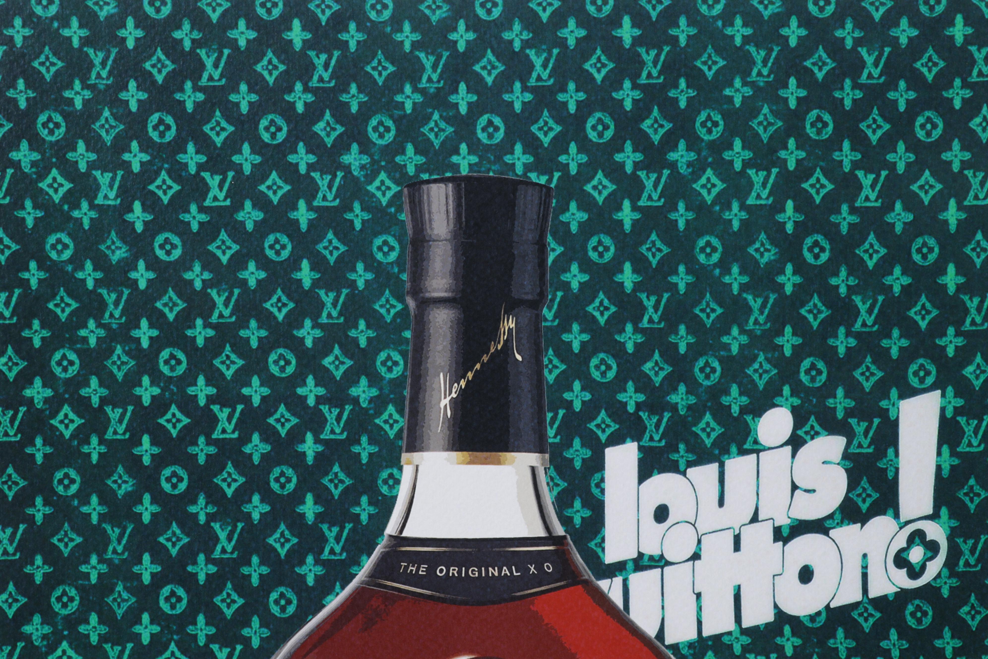 Death NYC Pop Art Graphic Print Homage to Louis Vuitton Featuring Hennessy, 2022