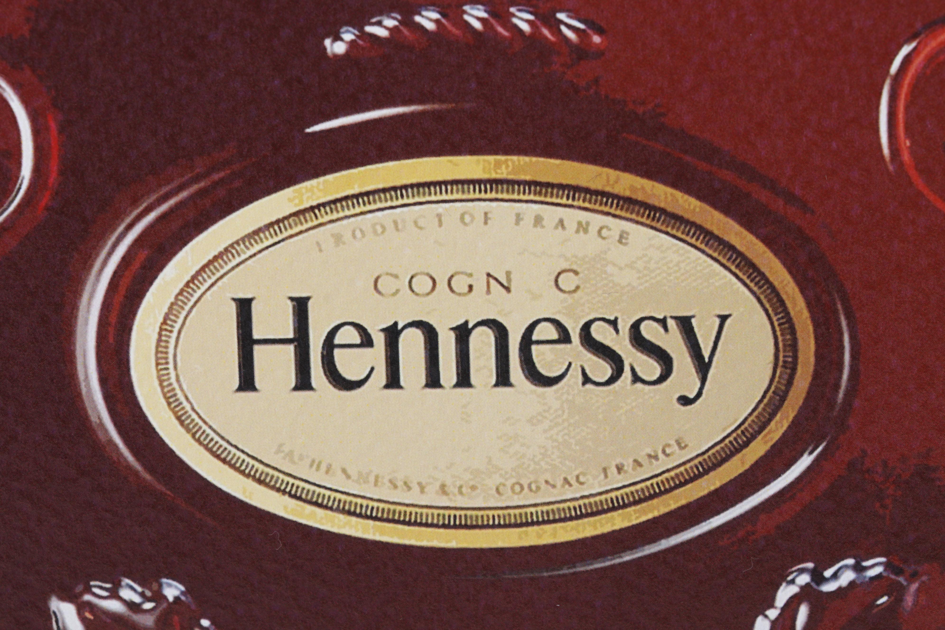Death NYC Pop Art Graphic Print Homage to Louis Vuitton Featuring Hennessy, 2022