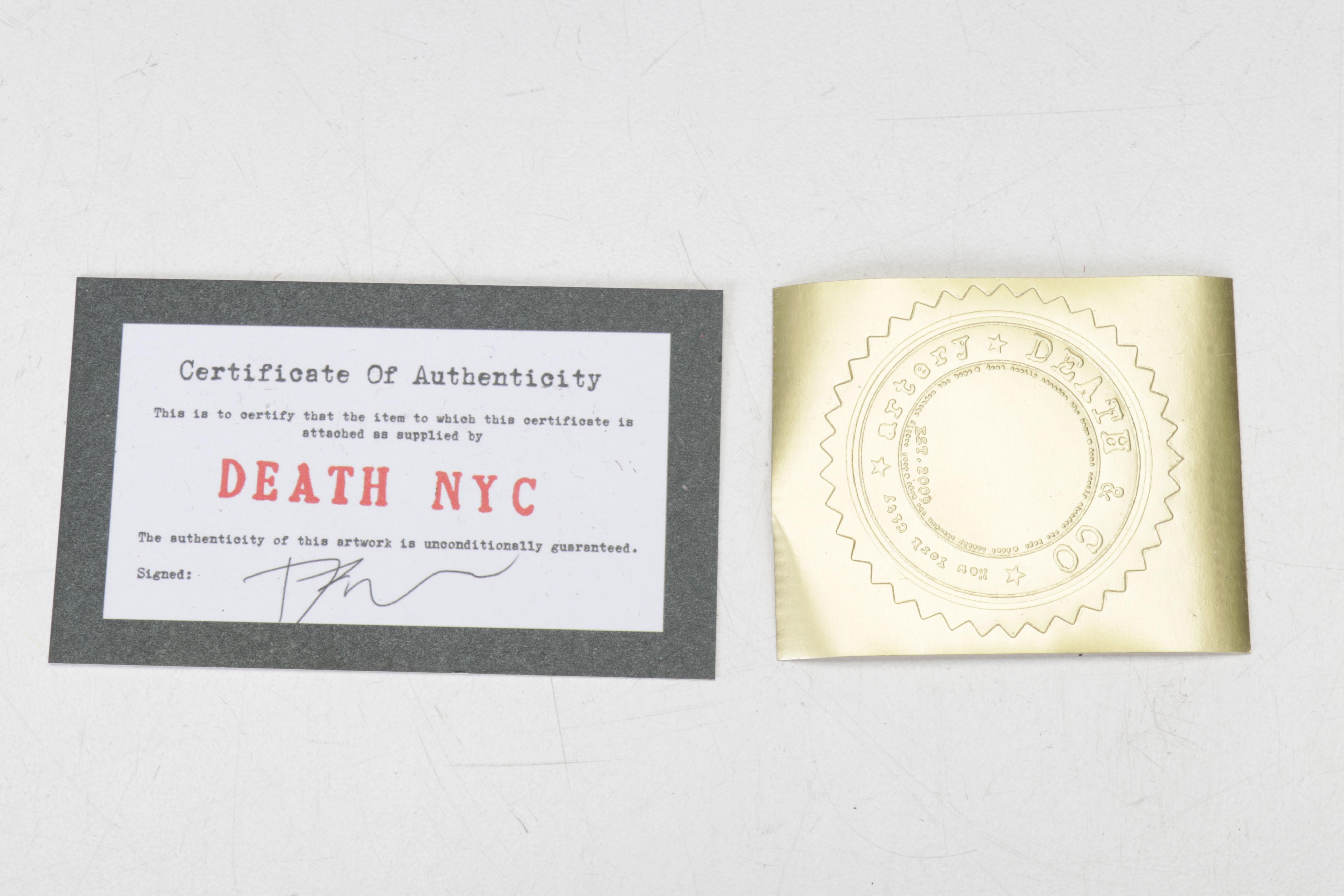 Death NYC Pop Art Graphic Print Homage to Louis Vuitton Featuring Hennessy, 2022