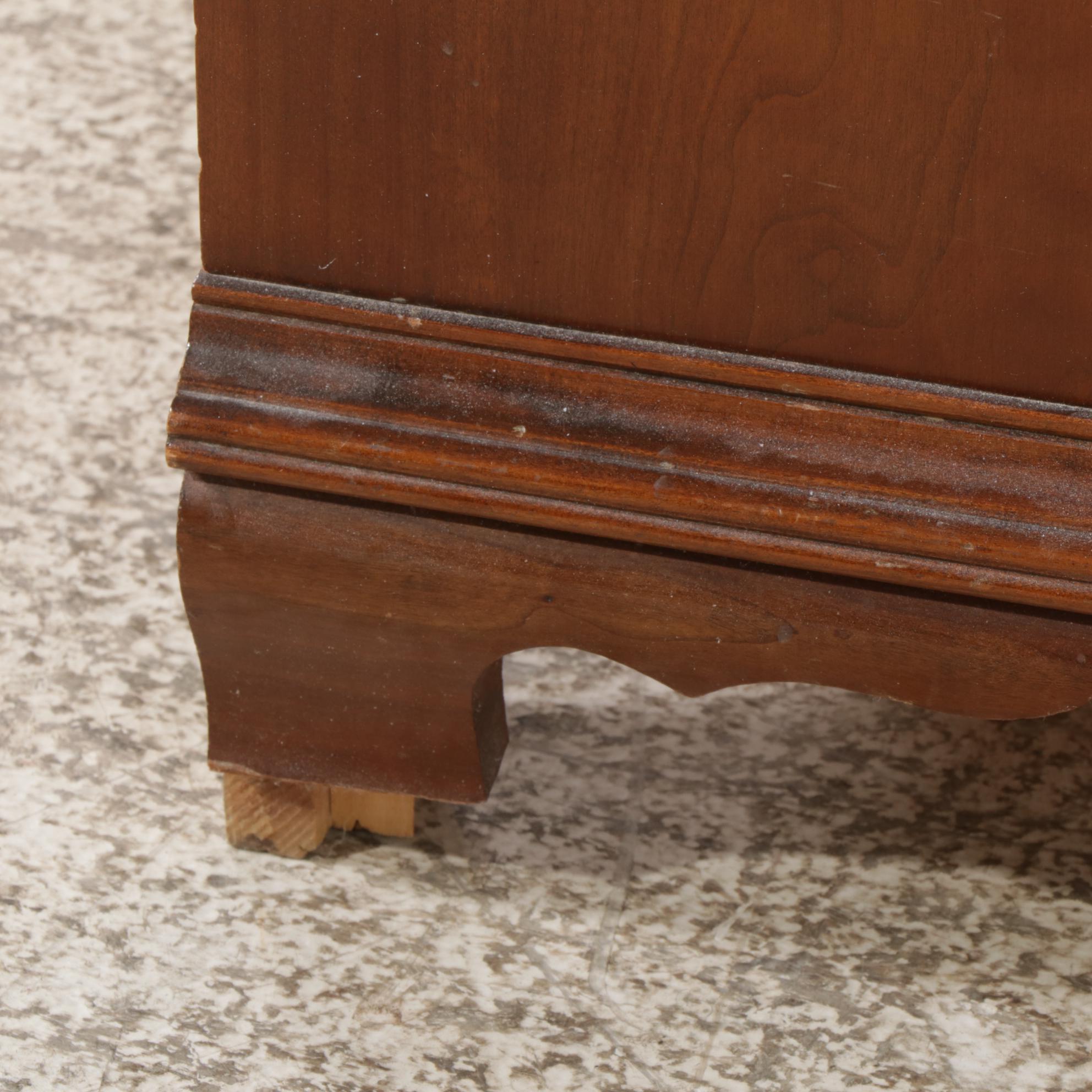 Chippendale Style Cherry Chest of Drawers, Mid to Late 20th Century