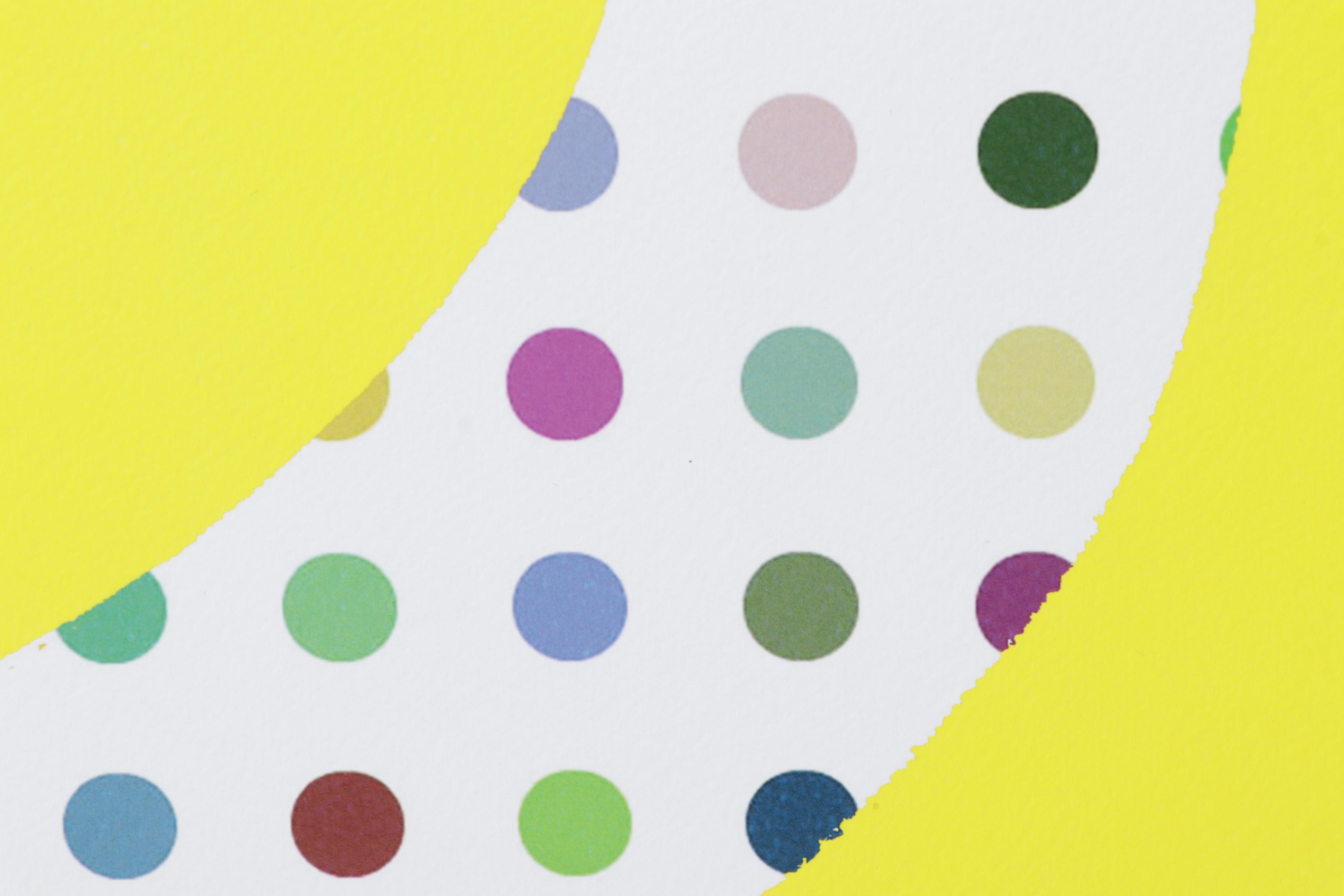 Death NYC Pop Art Graphic Print "Banana Dot Yellow," 2020