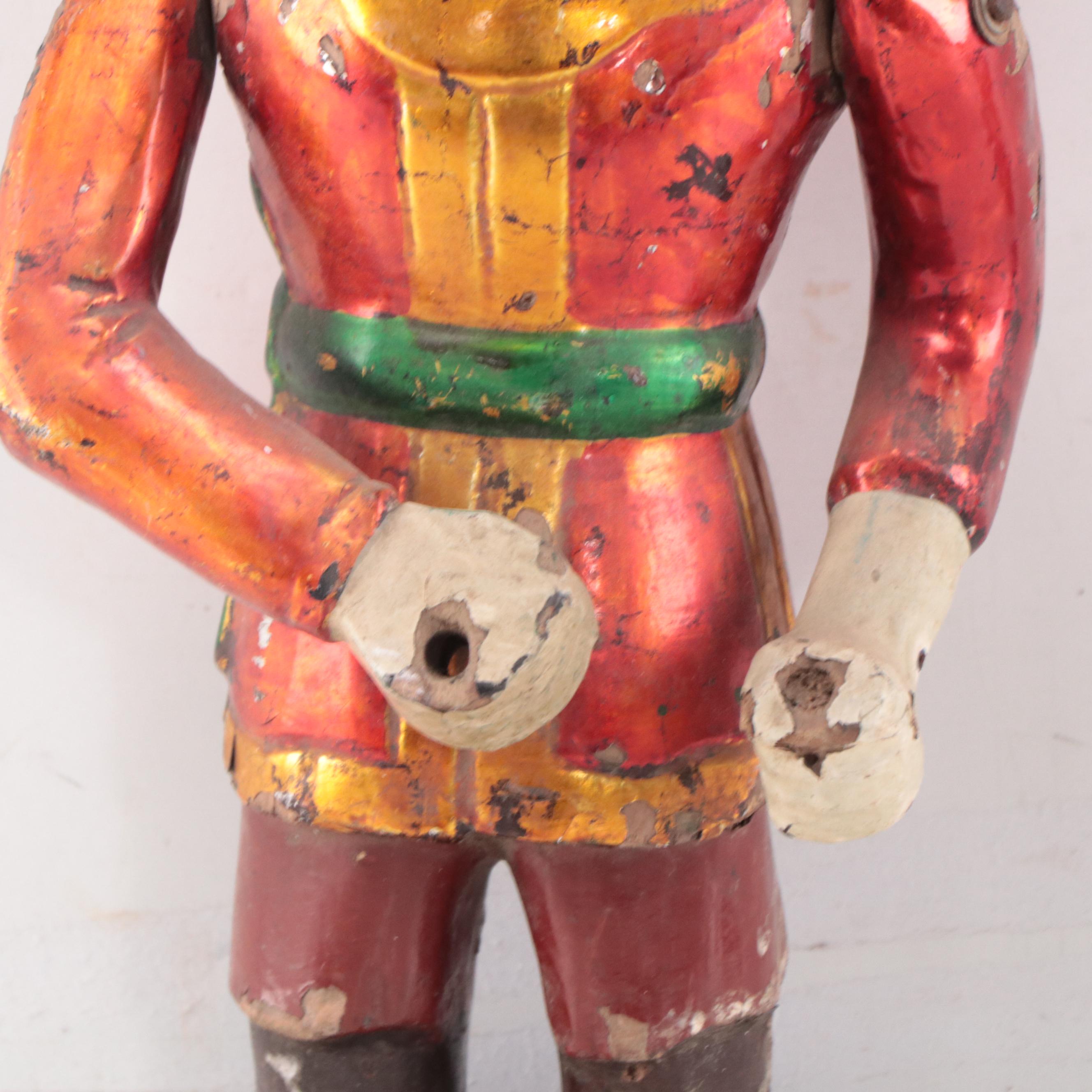 Vietnamese Polychrome Hand-Carved Wood Water Puppets