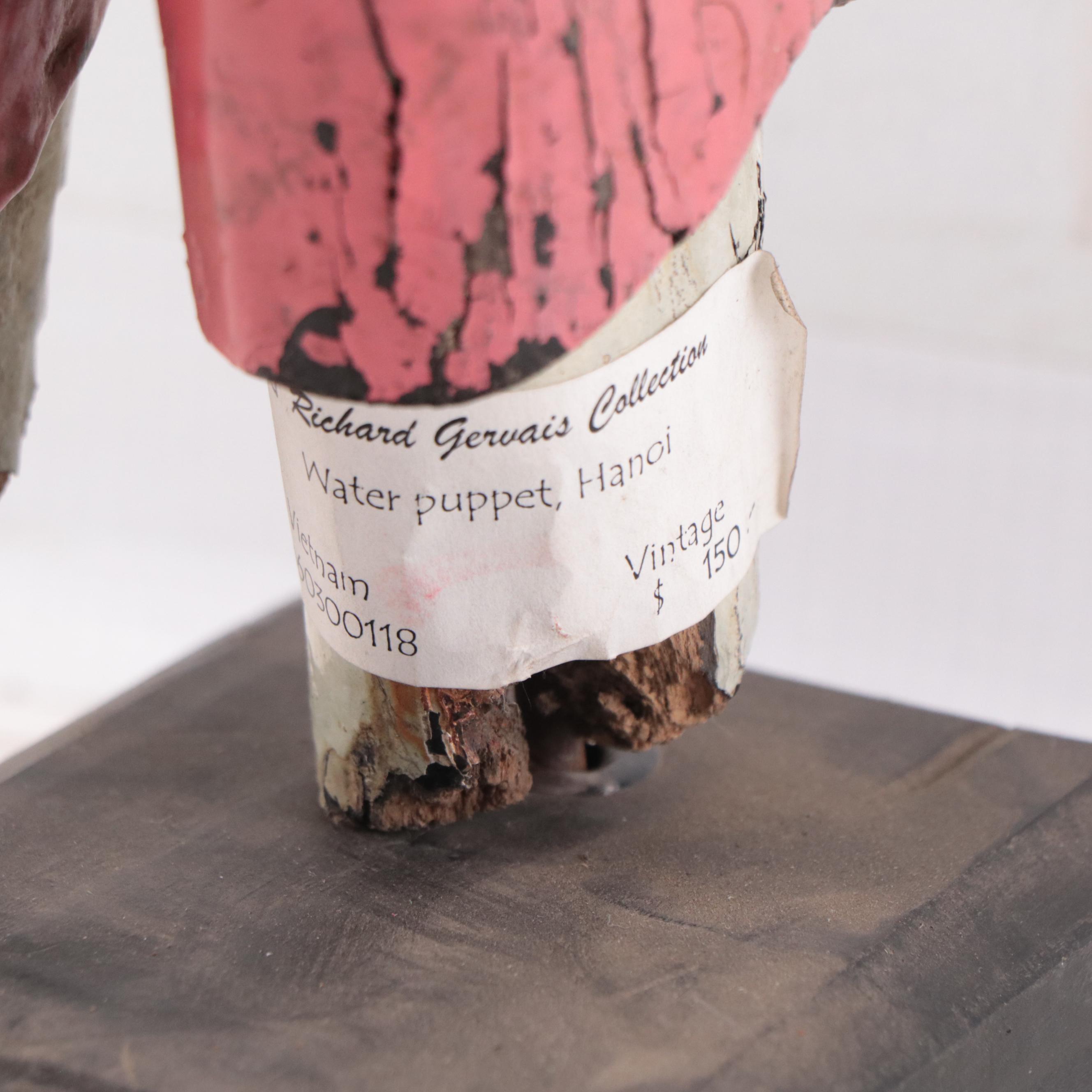 Vietnamese Polychrome Hand-Carved Wood Water Puppets