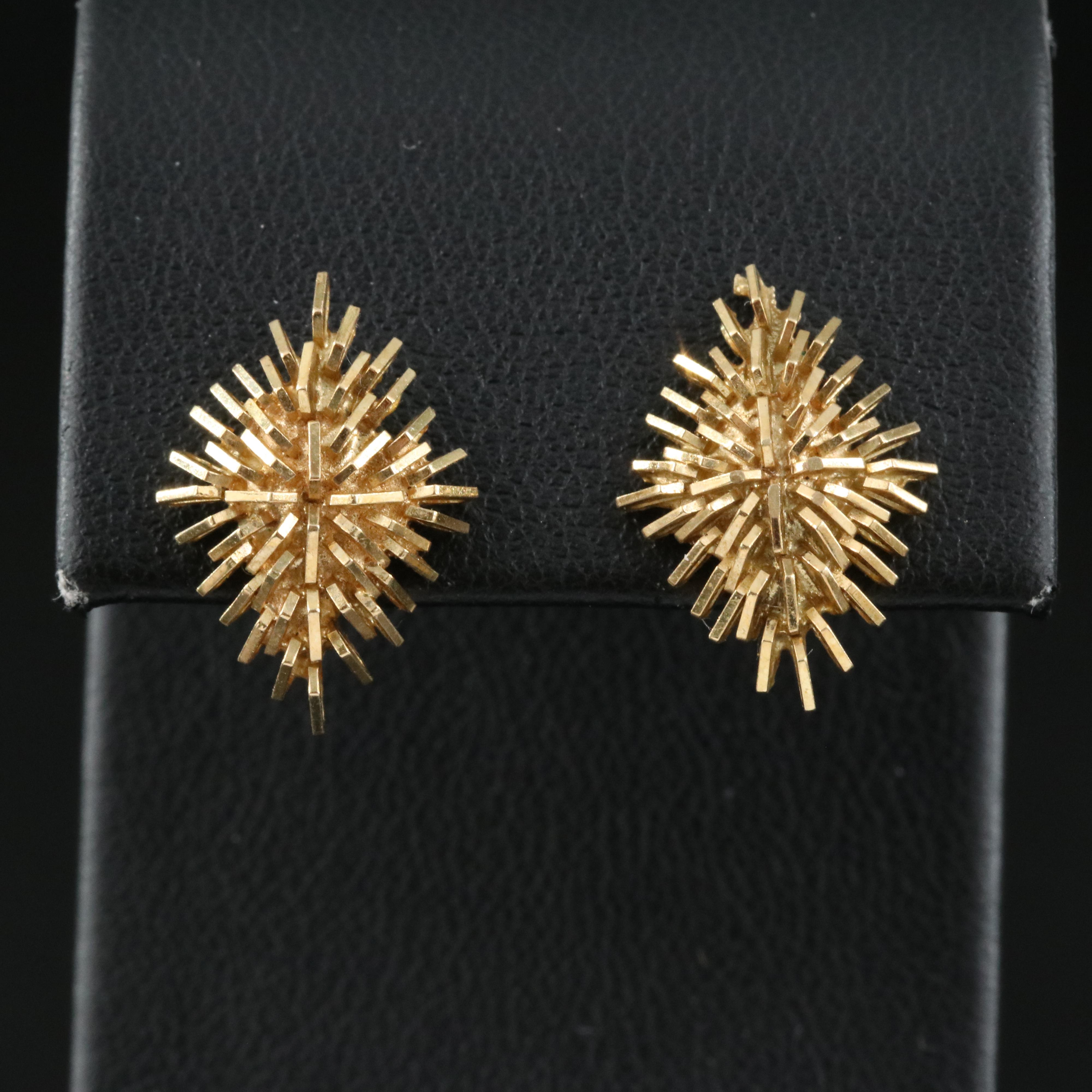 18K Navette Earrings
