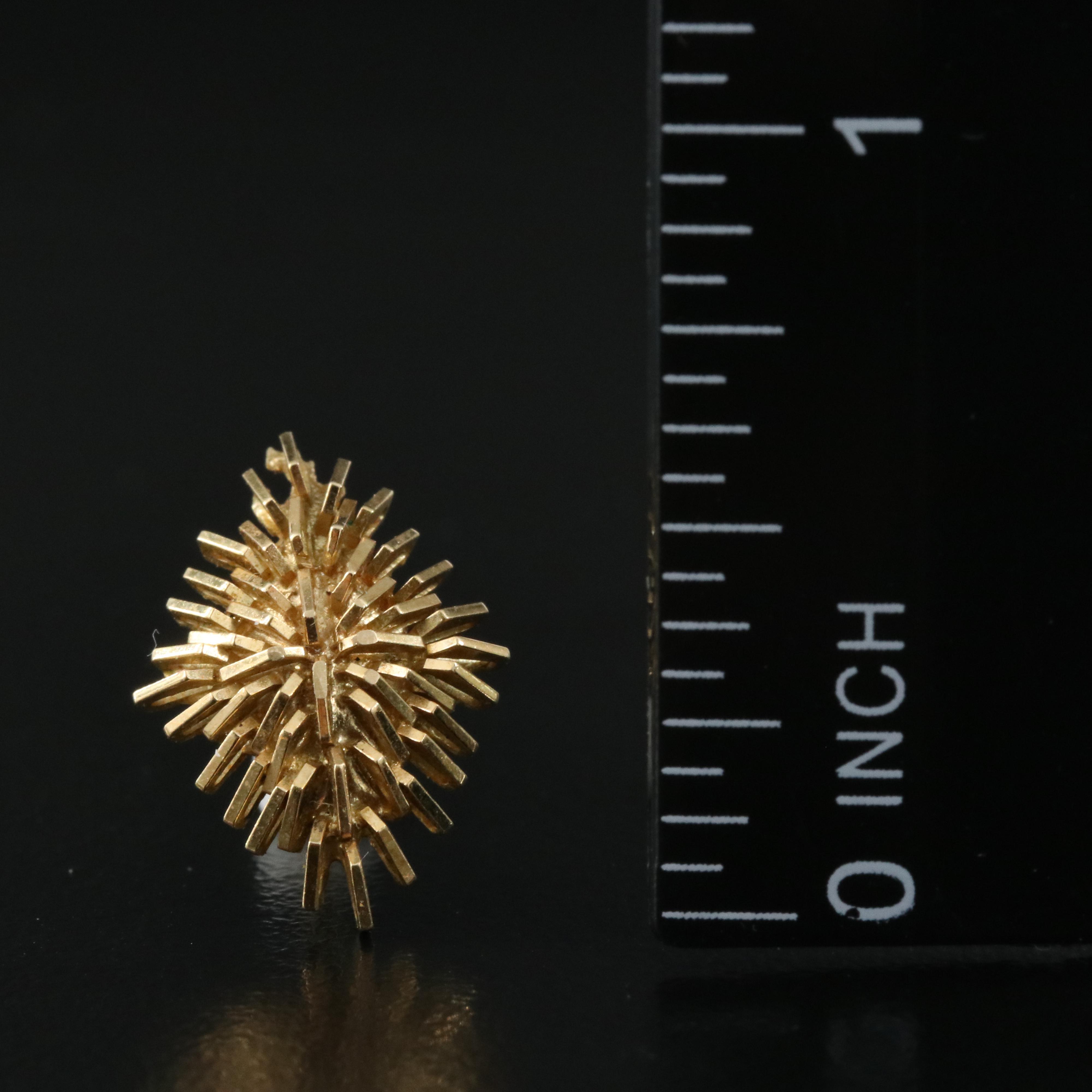 18K Navette Earrings