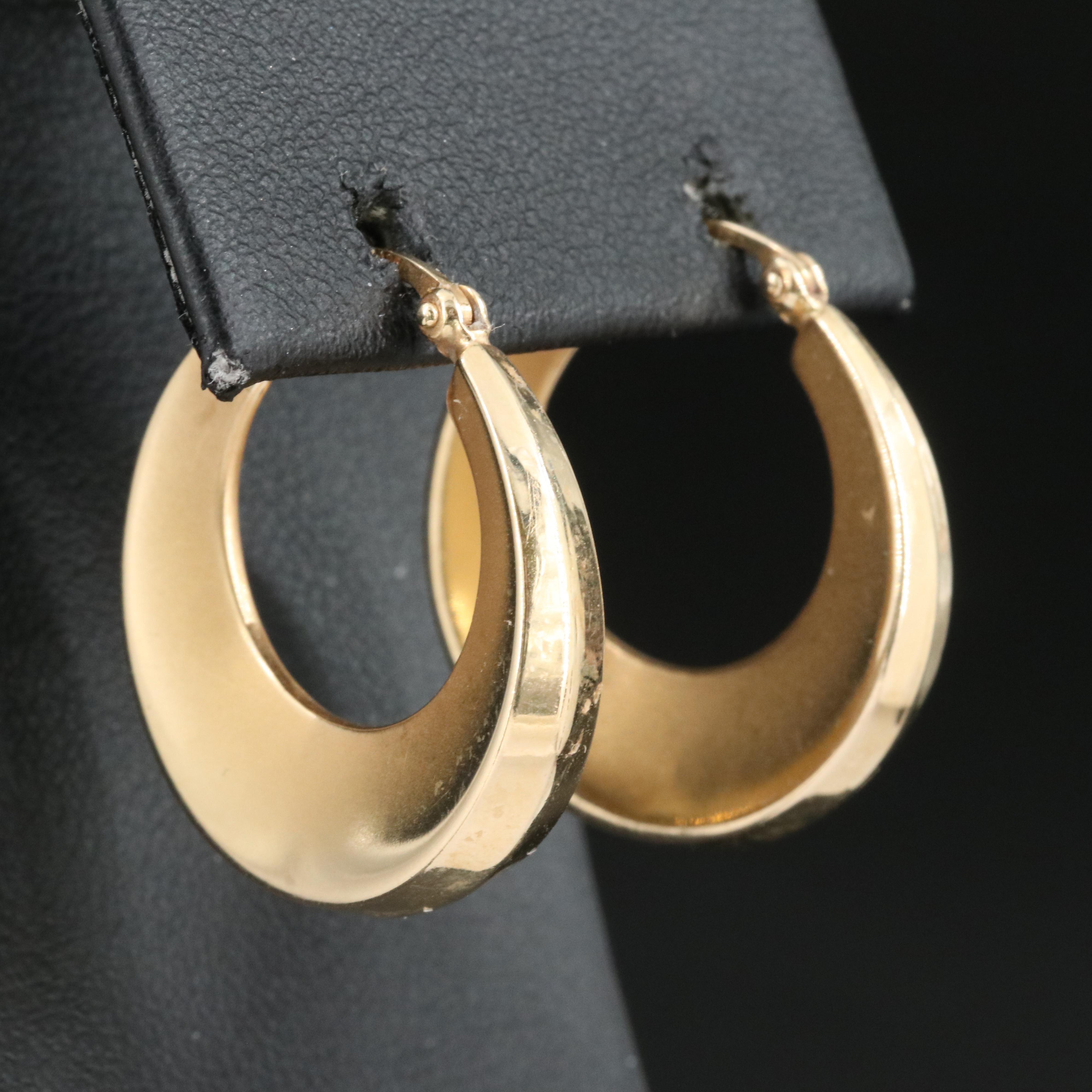 14K Hoop Earrings