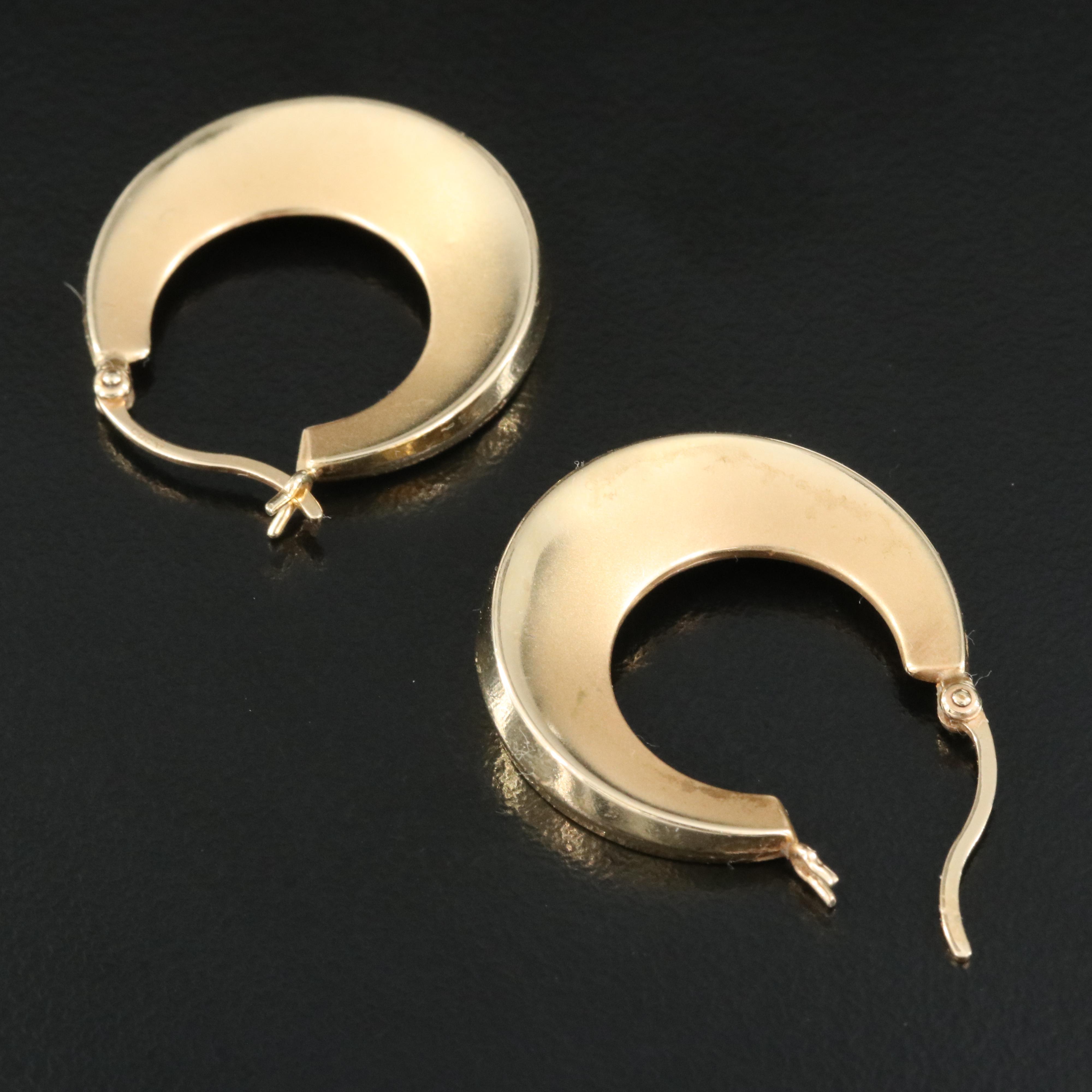 14K Hoop Earrings