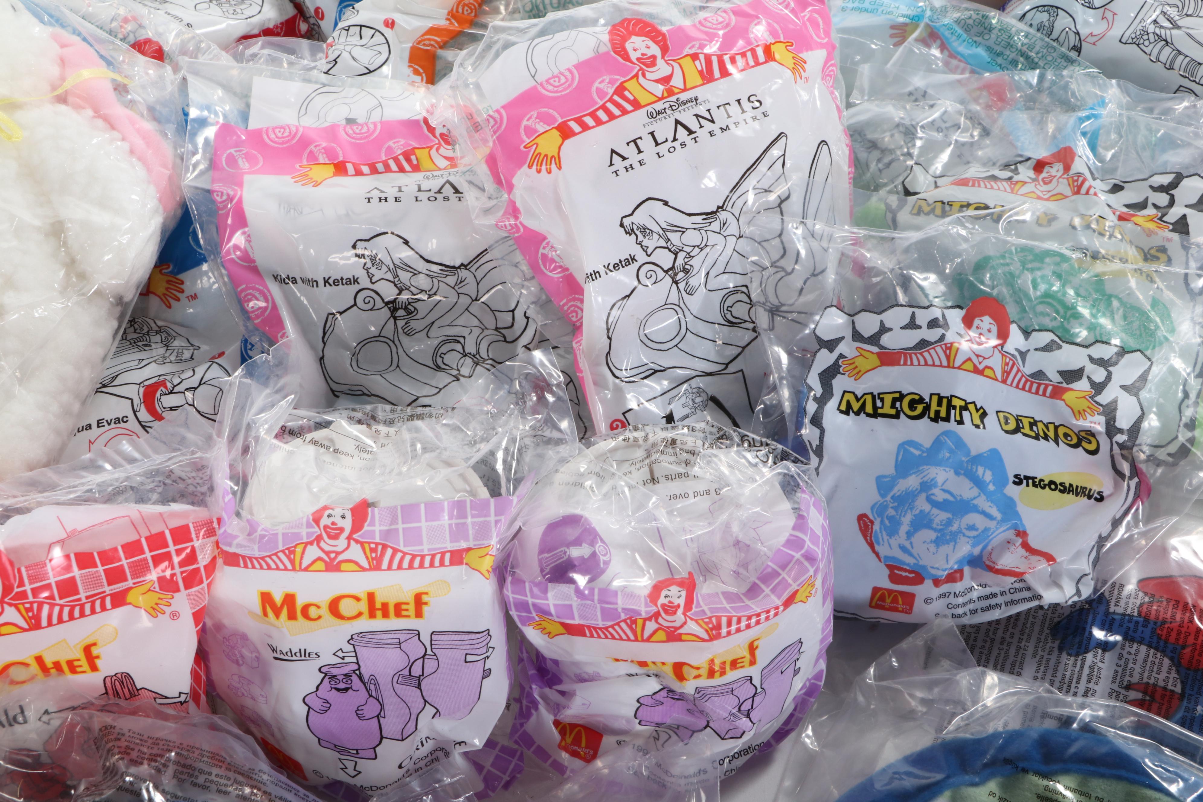 McDonald's McChef, Disney's Atlantis, McWave Party, Mighty Dinos and More Toys