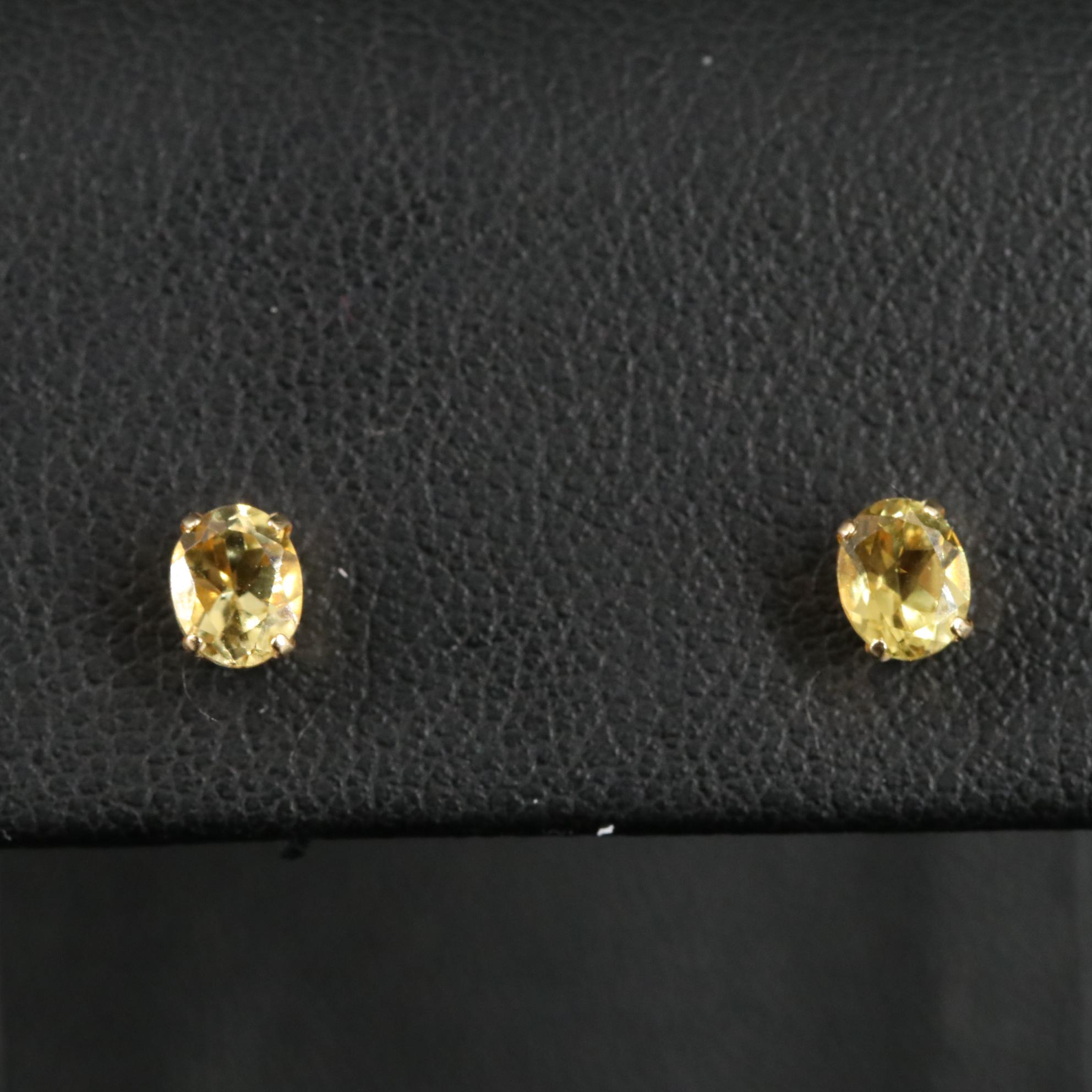 18K 0.80 CTW Chrysoberyl Earrings