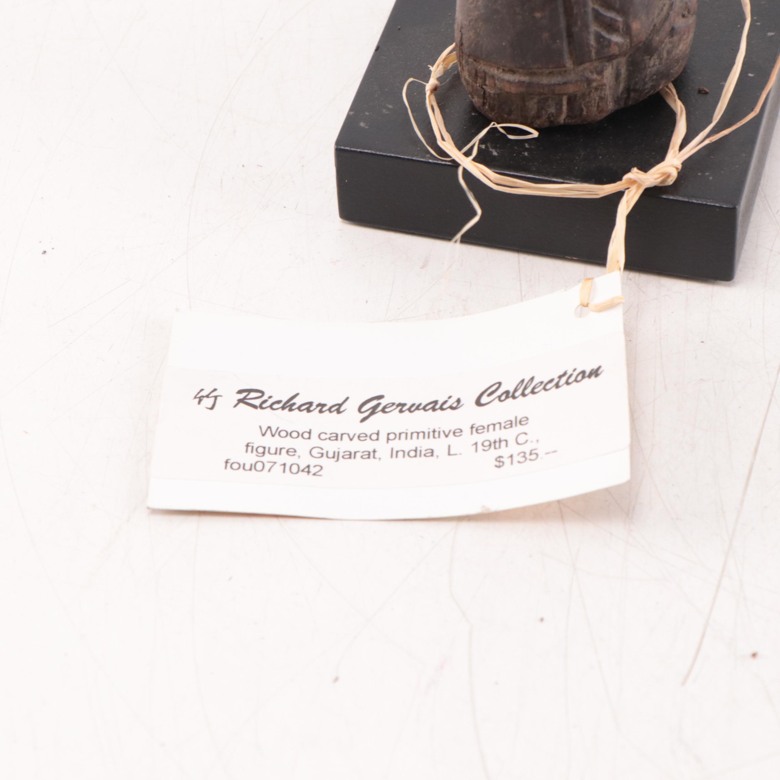 Indian and Filipino Hand-Carved Wood Figures