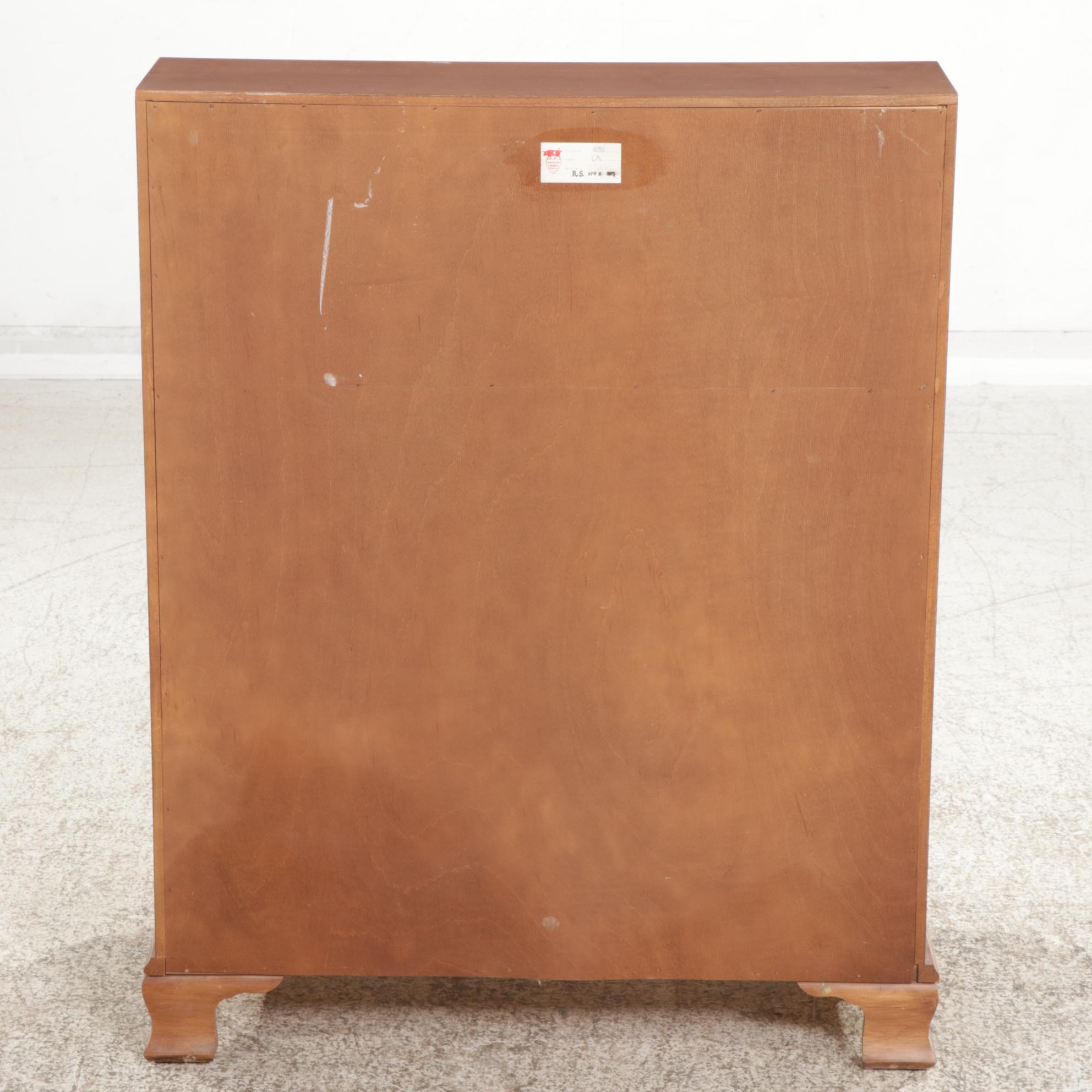 Maddox Colonial Reproductions Cherry Secretary Desk, 1970s