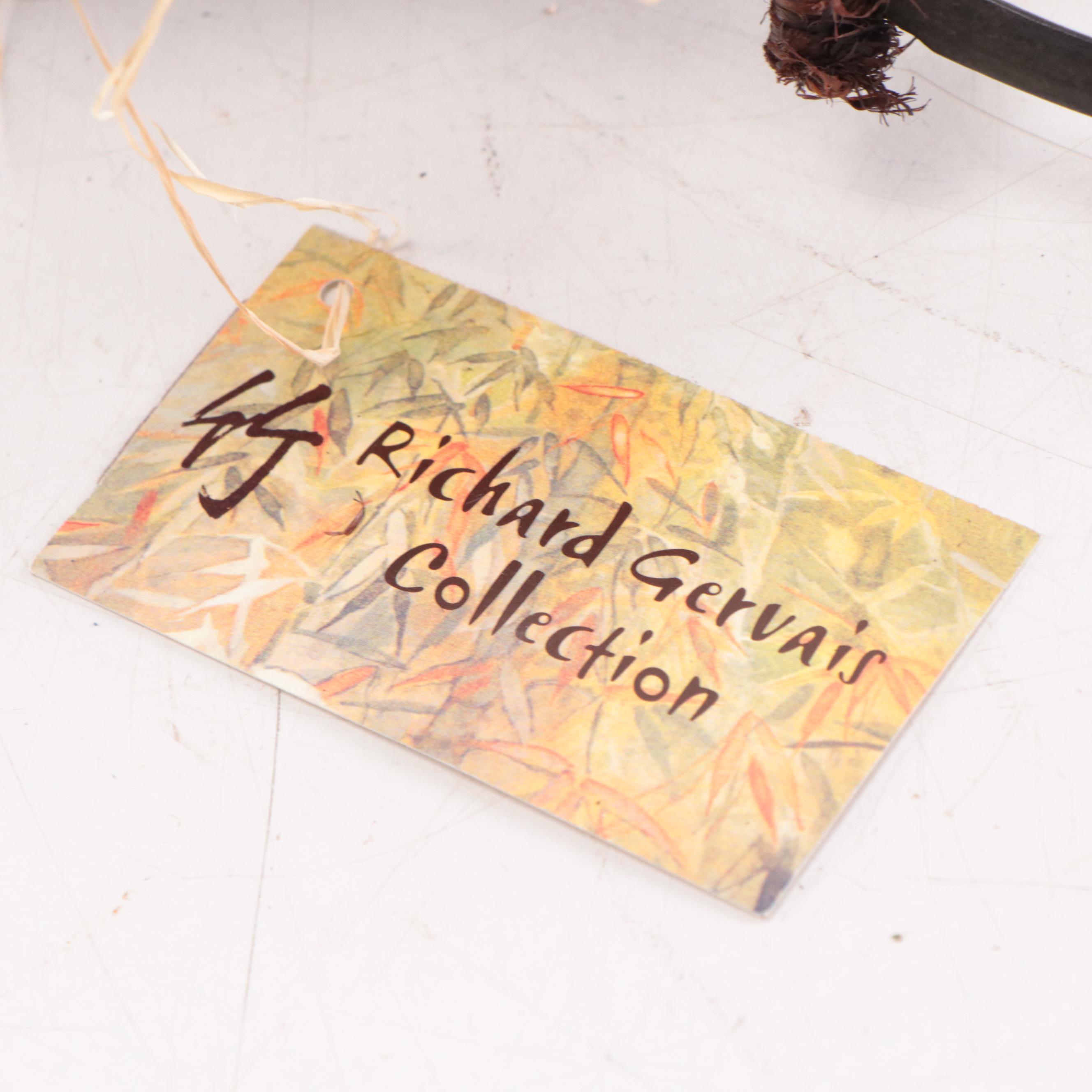 Congolese Kuba Hand Woven Food Storage Basket