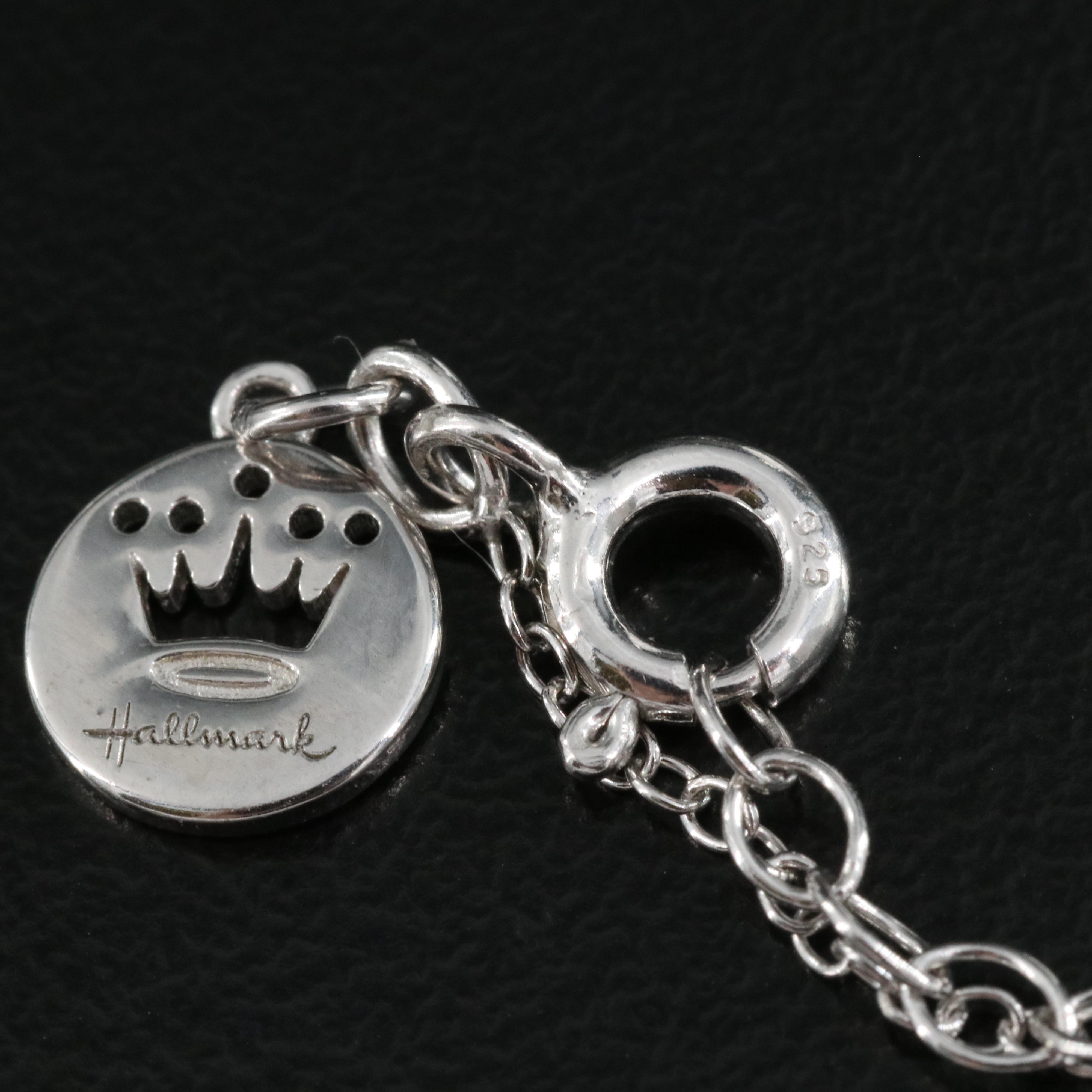 Sterling Diamond Butterfly Necklace