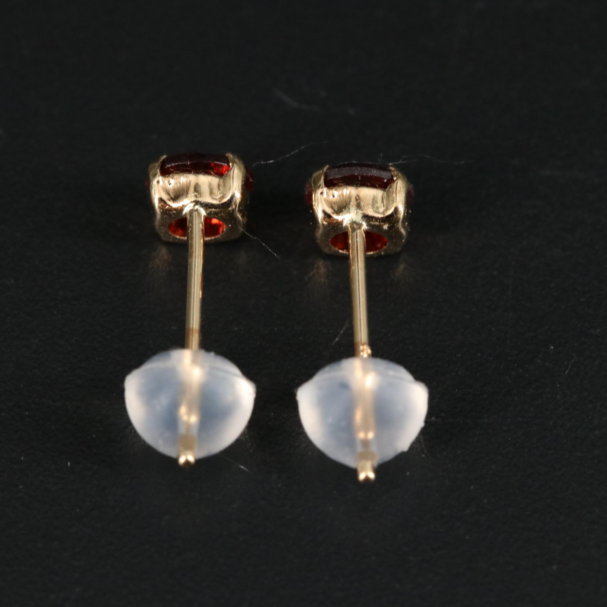 18K 0.60 CTW Garnet Earrings