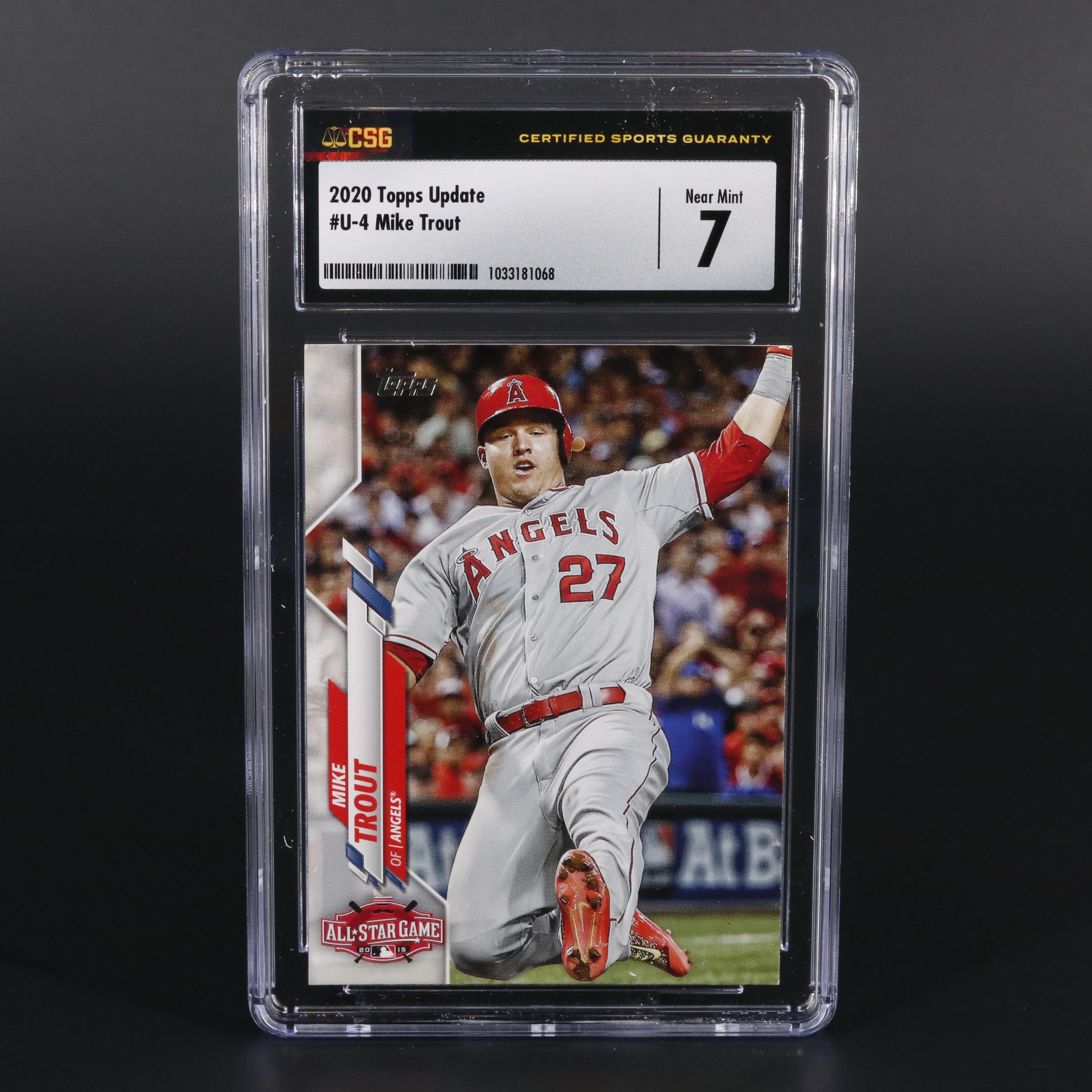 2020 Topps Update Mike Trout CSG 8 #U-4 Los Angeles Angels