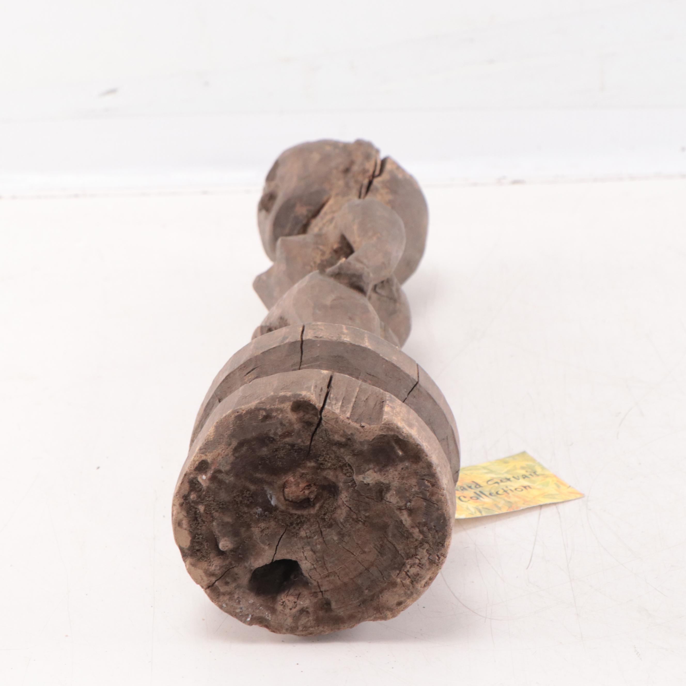 Ifugao Wood Female Bulol Figure, Mid-20th Century