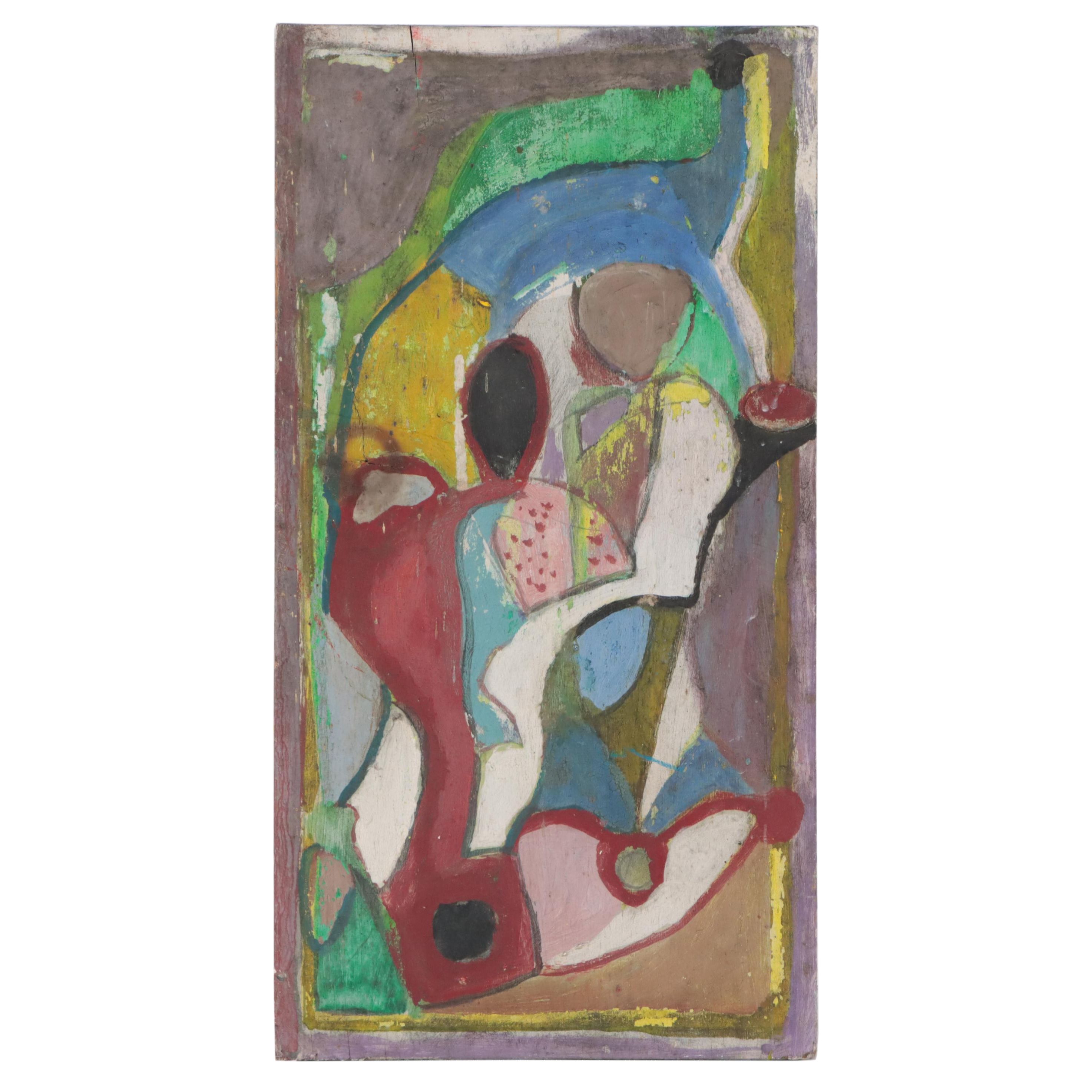 Chuck Barr Abstract Oil Painting