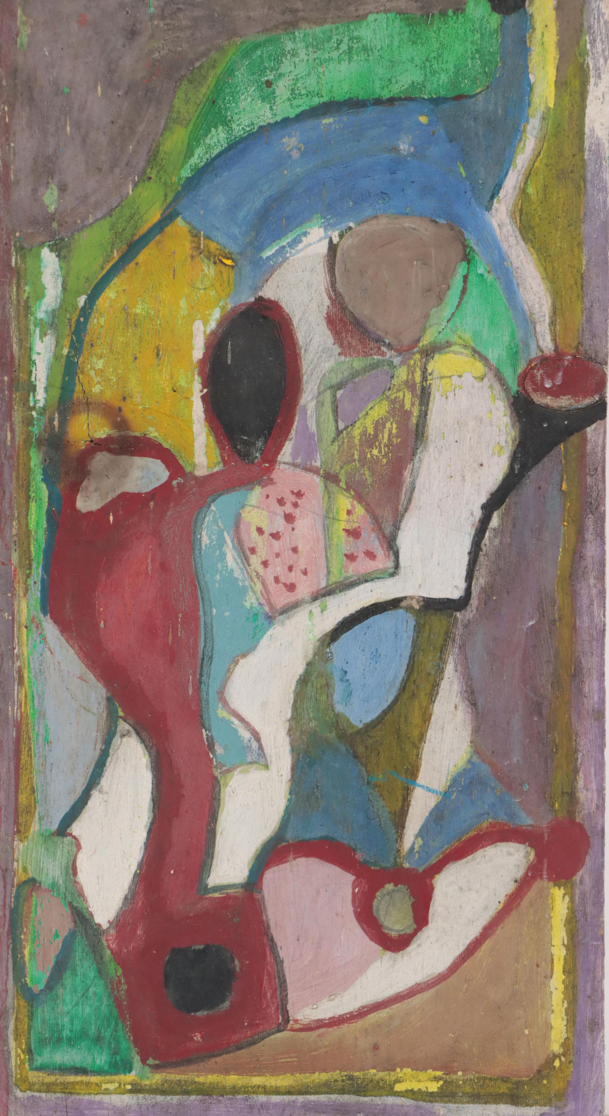 Chuck Barr Abstract Oil Painting