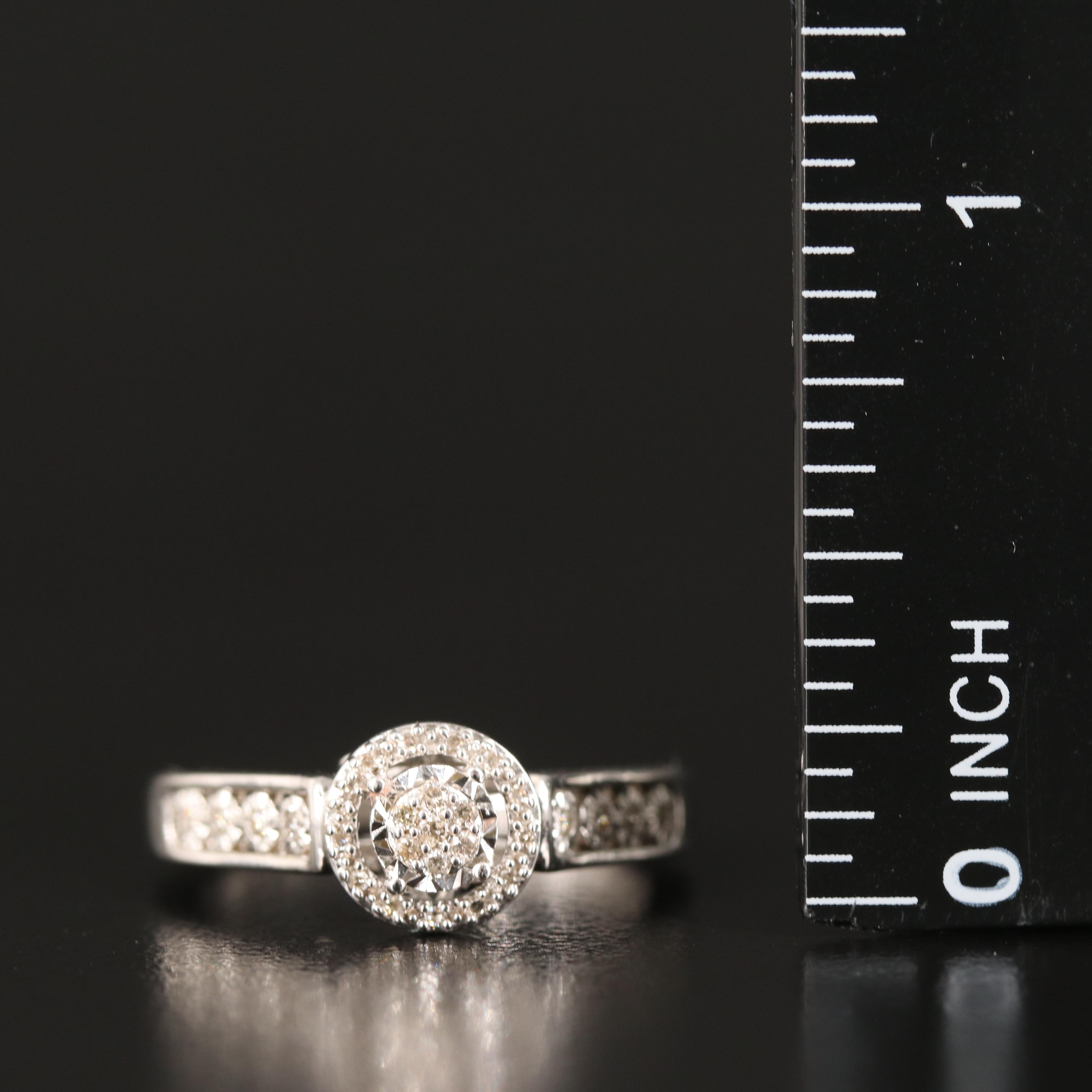 Diamond Ring in Sterling