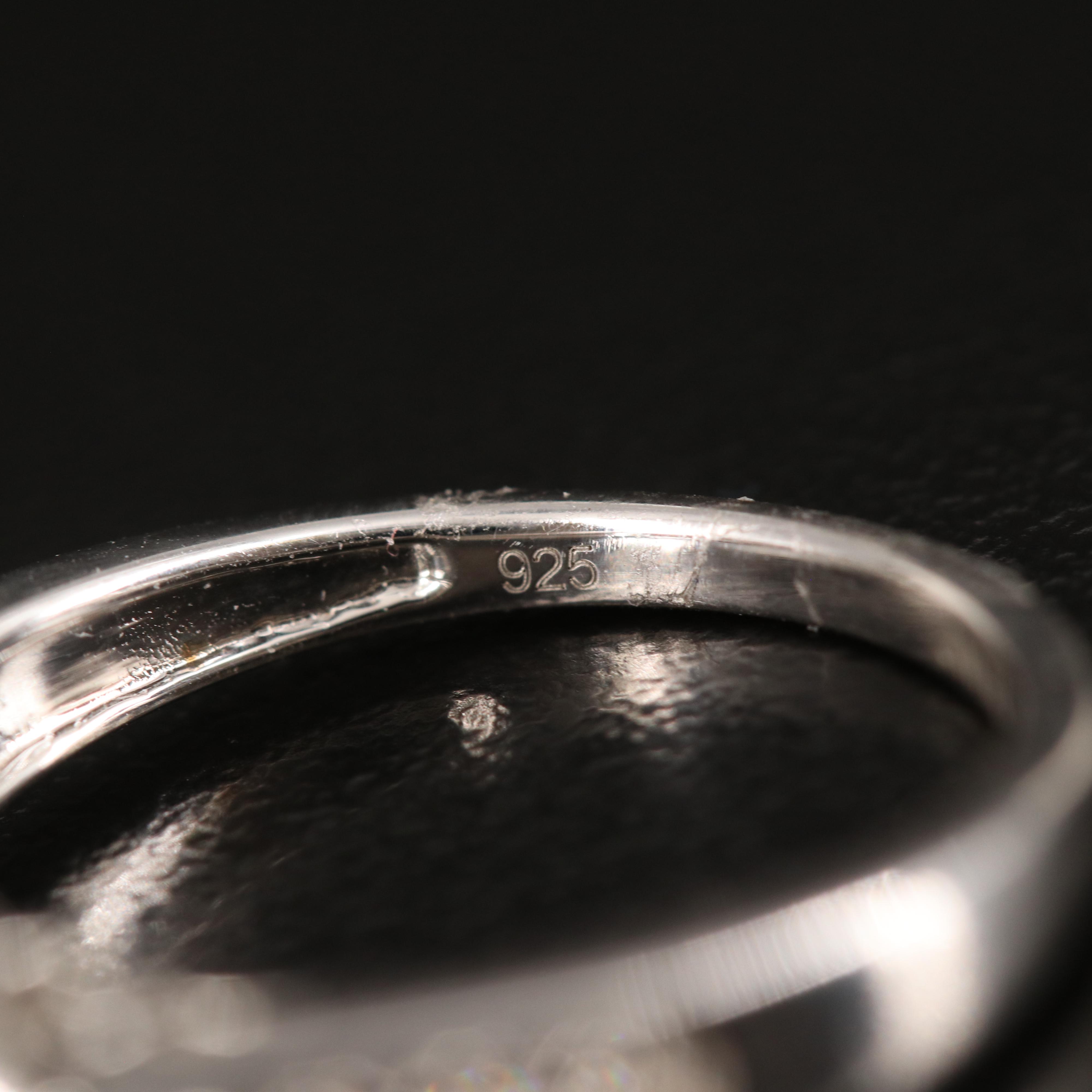 Diamond Ring in Sterling