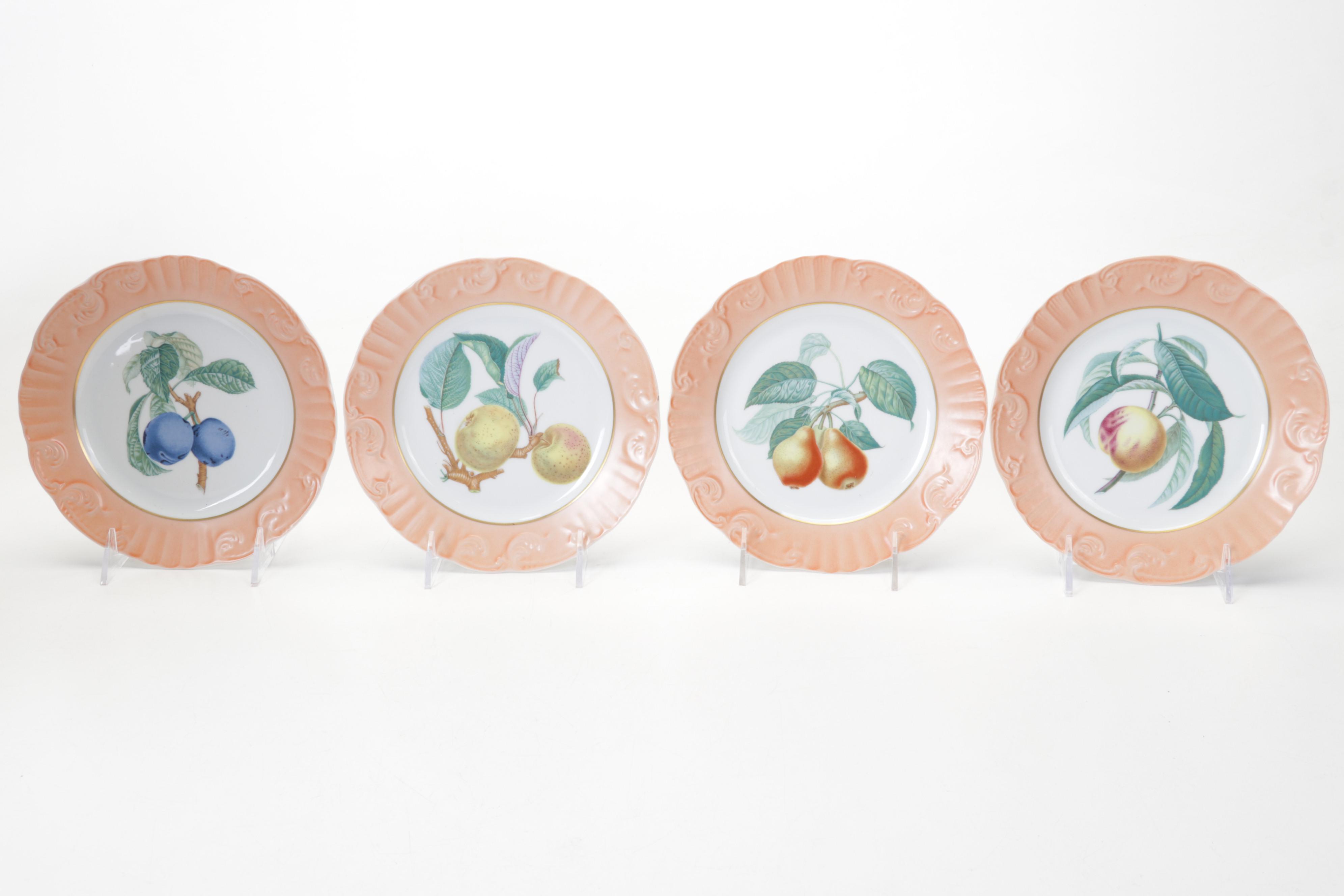 Frederick Cooper Elephant Lamp, Mottahedeh "Summer Fruit" Plates, & More