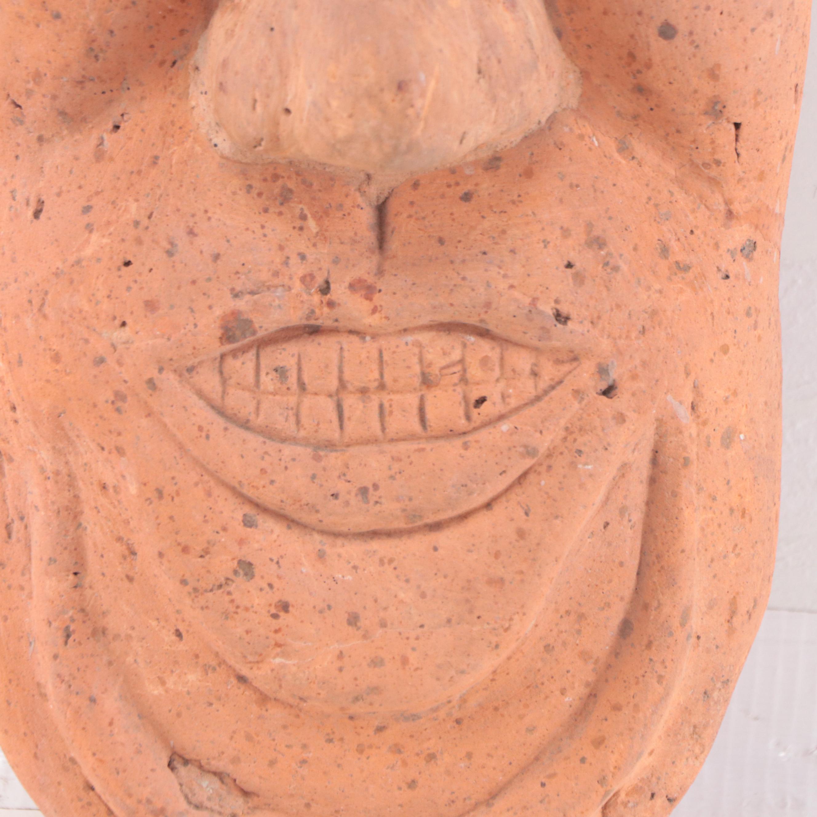 Vietnamese Carved Stoneware Head
