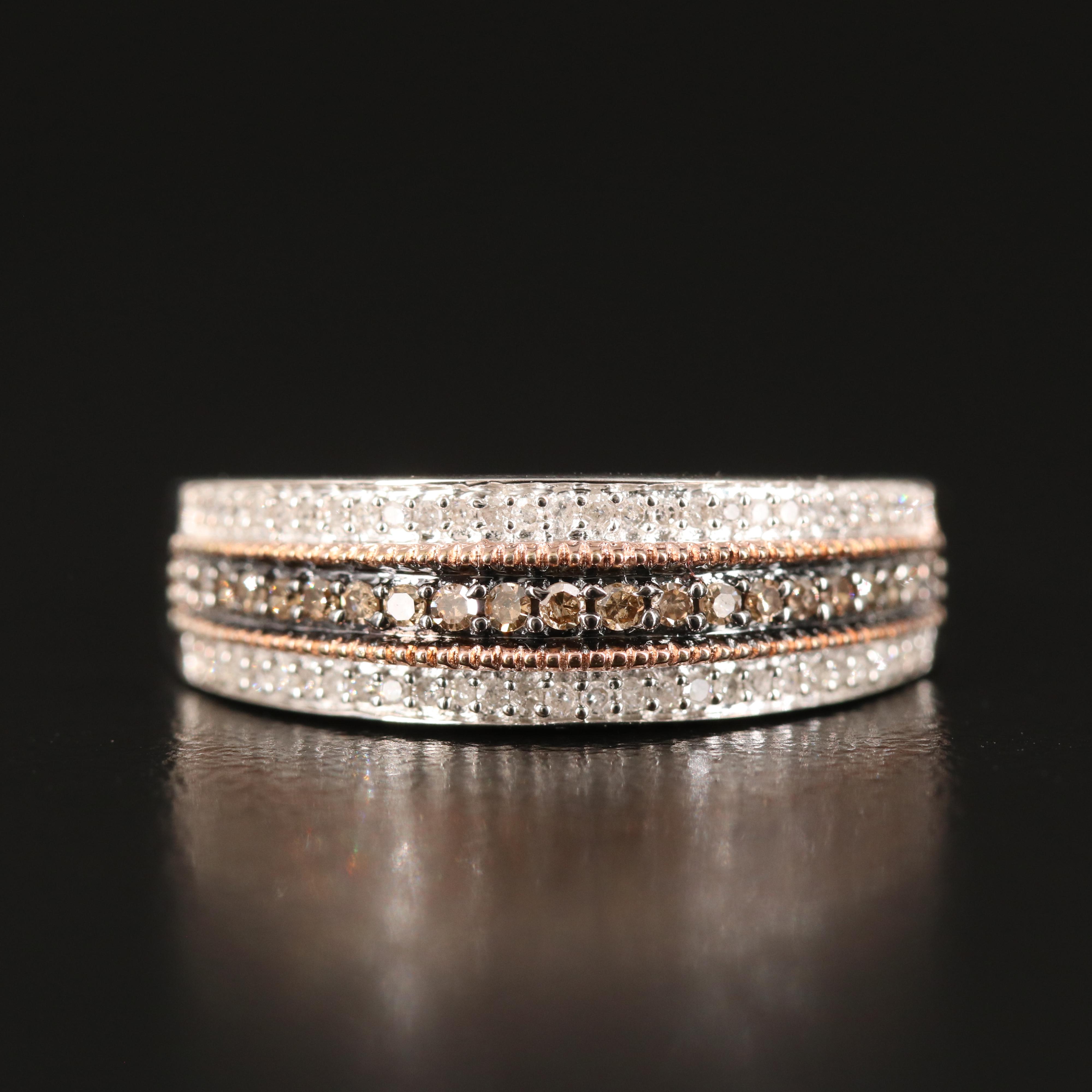 Sterling Diamond Band