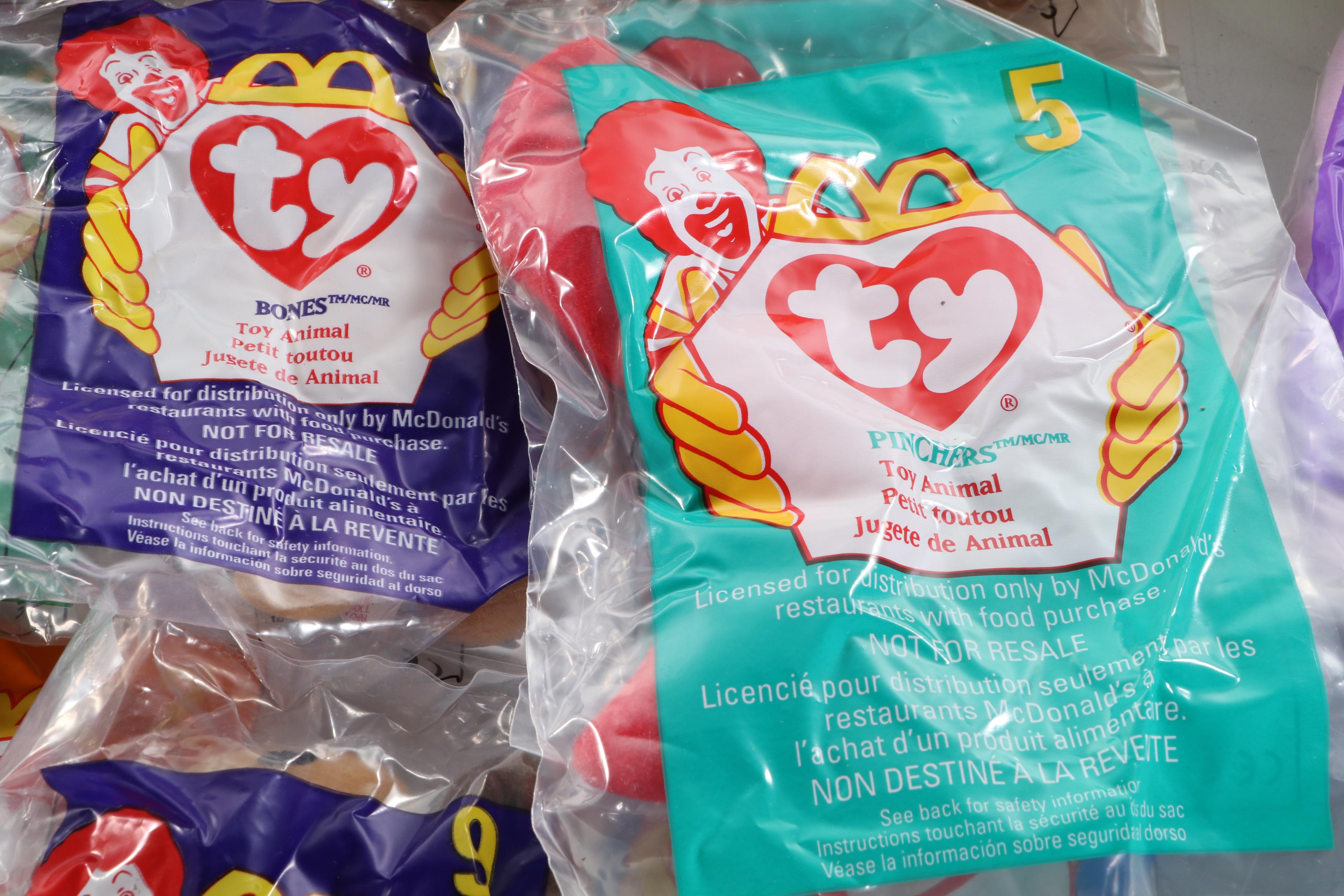 McDonald's Ty Teenie Beanie Babies and More Toys with Peanuts, Power Rangers