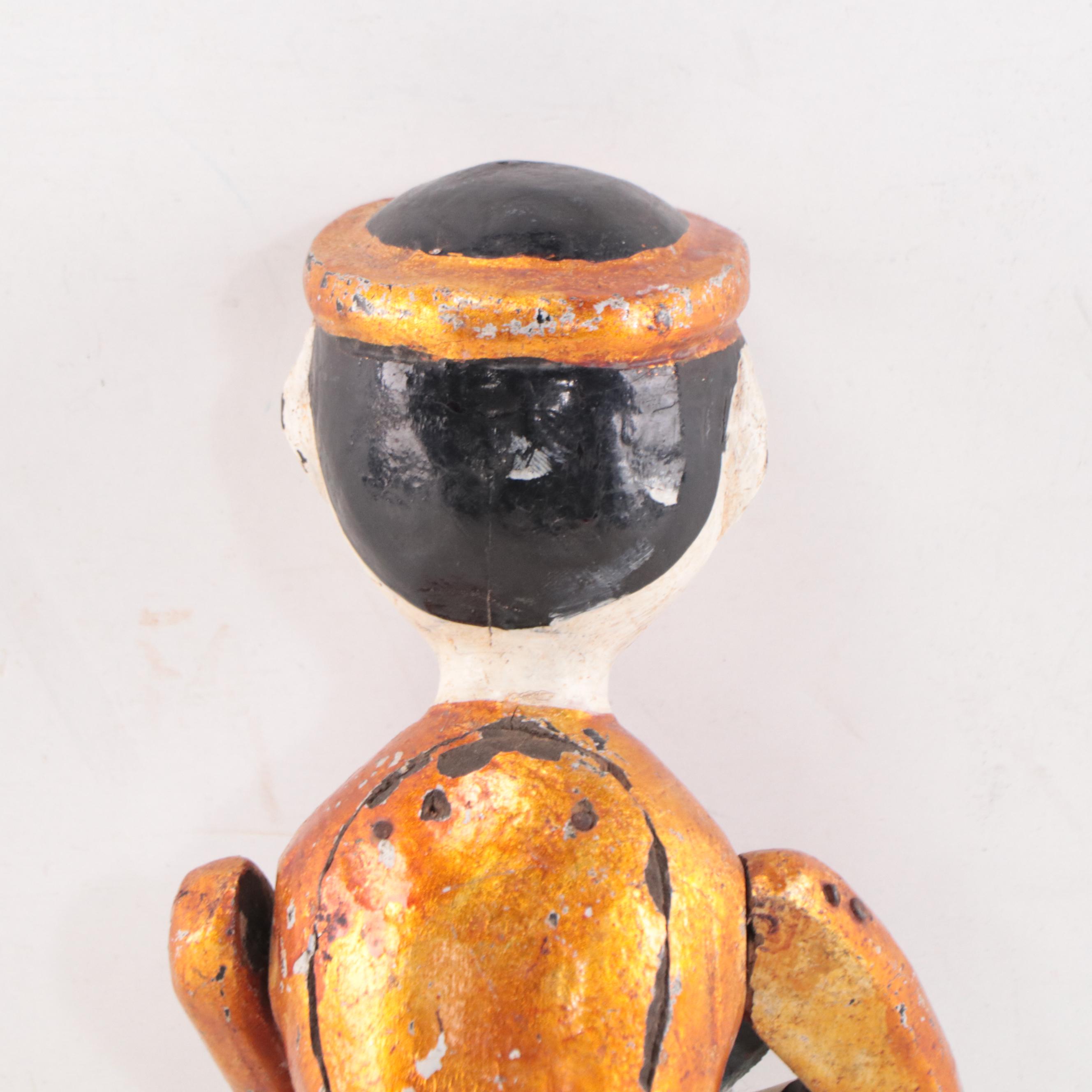 Vietnamese Carved Wood Water Puppet