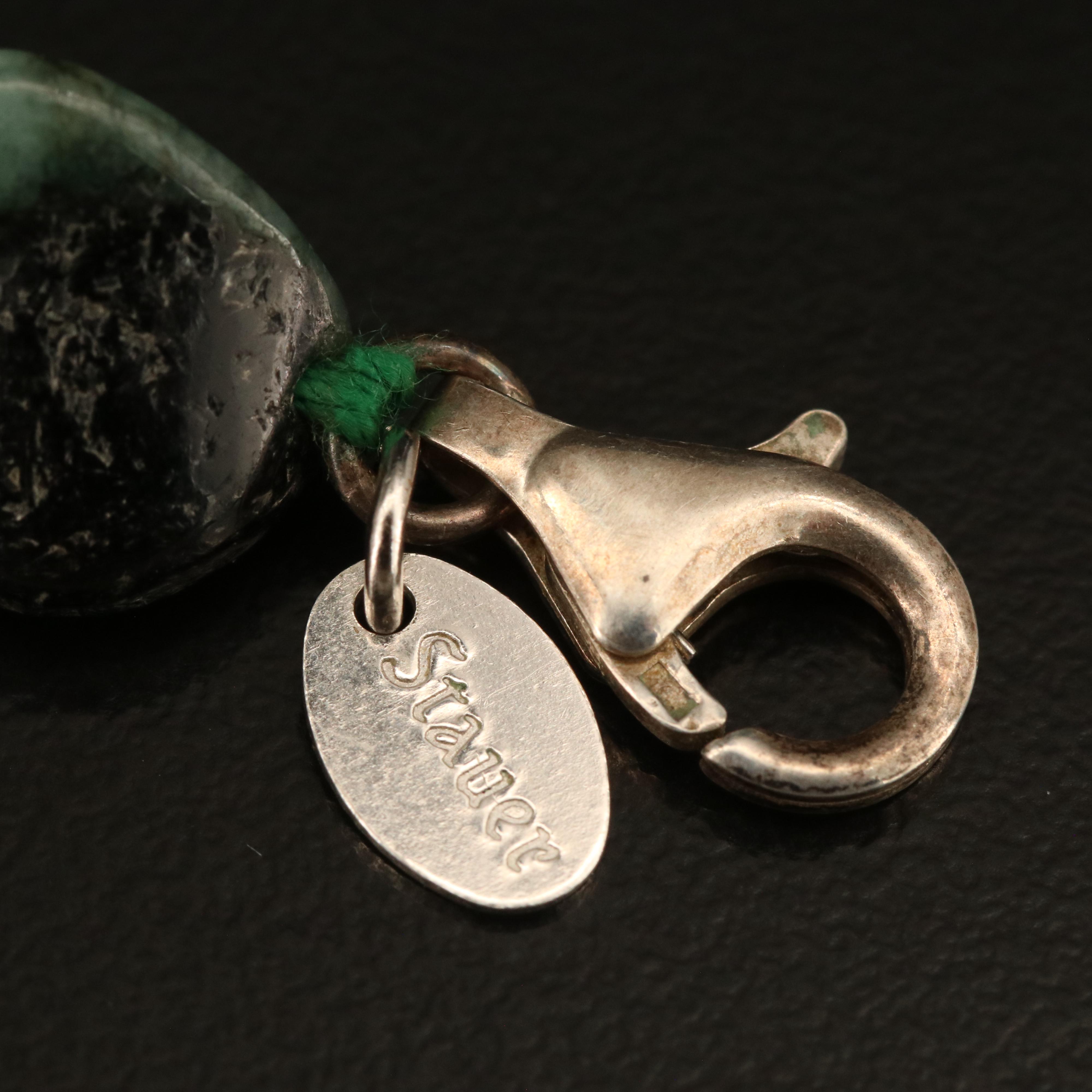 Zoisite Necklace with Sterling Clasp