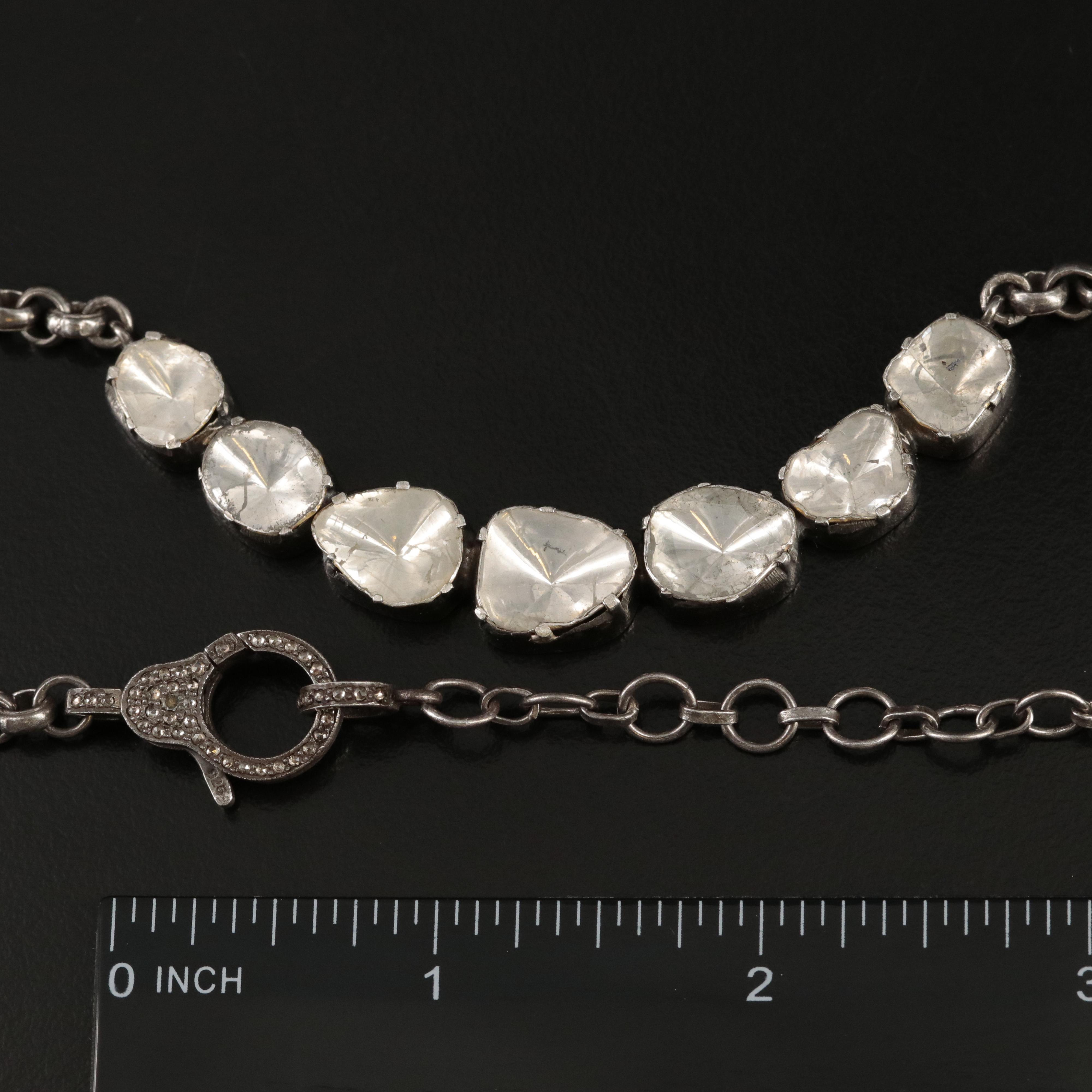 Sterling Diamond Necklace