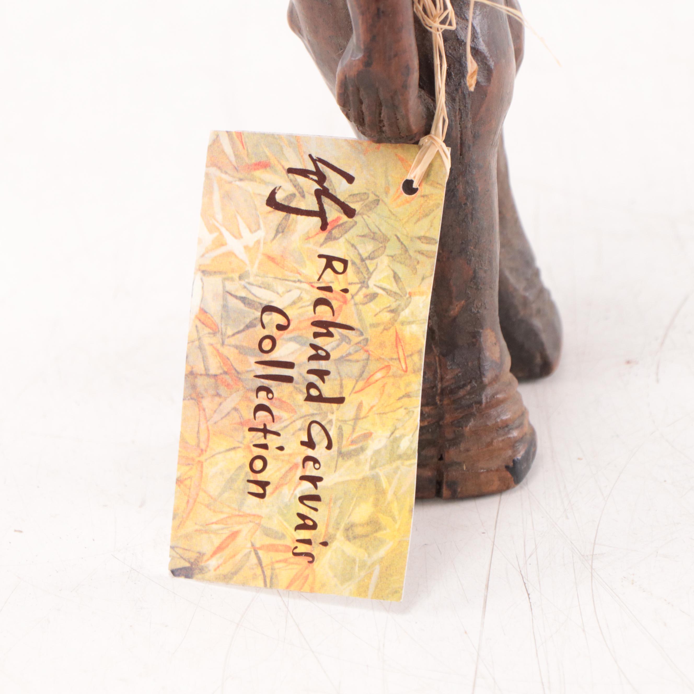 Nigerian Yoruba Carved Wood Ere Ibeji Figure, Mid-20th Century