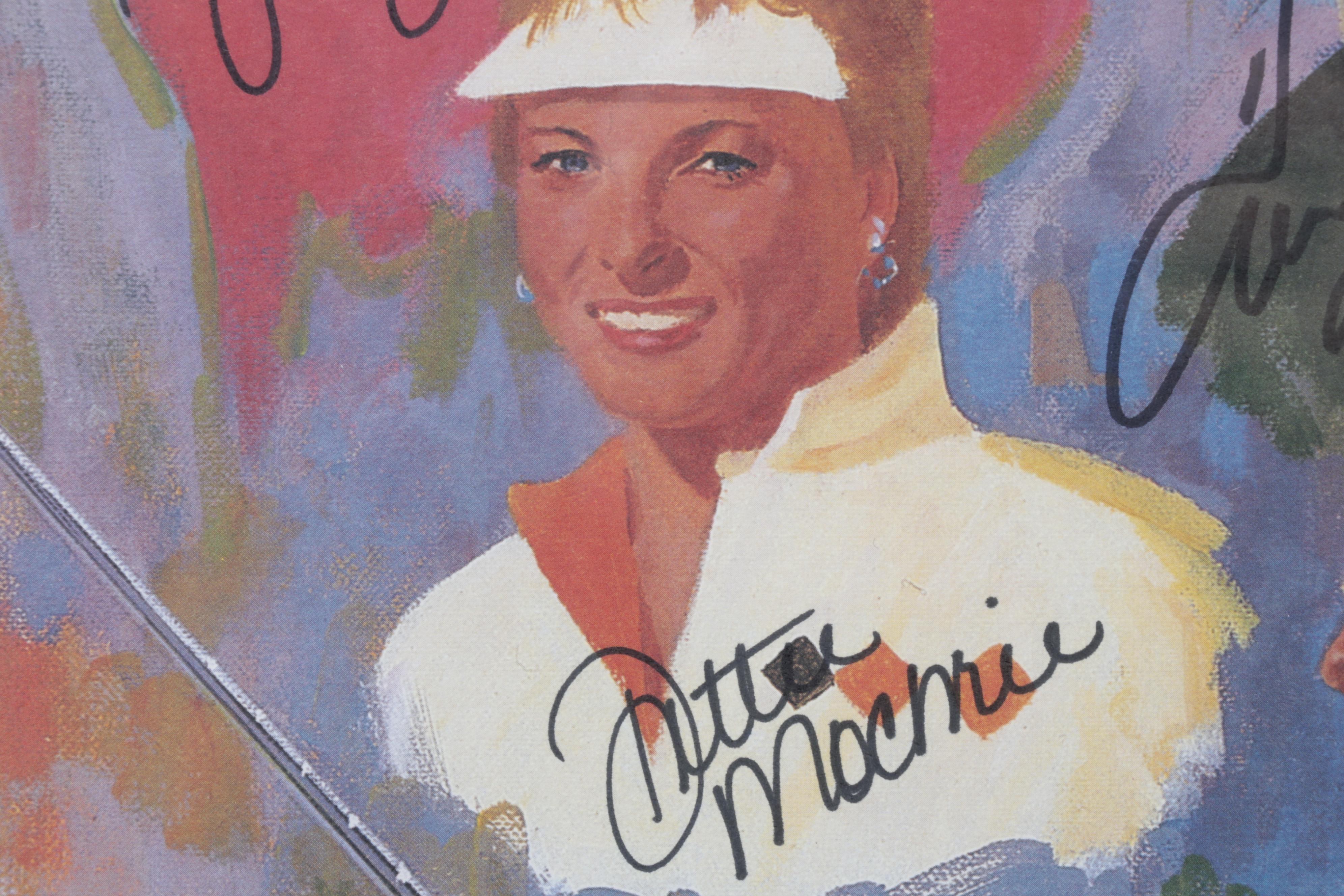 Jack Nicklaus Signed 1992 Wendy's Three-Tour Challenge Poster