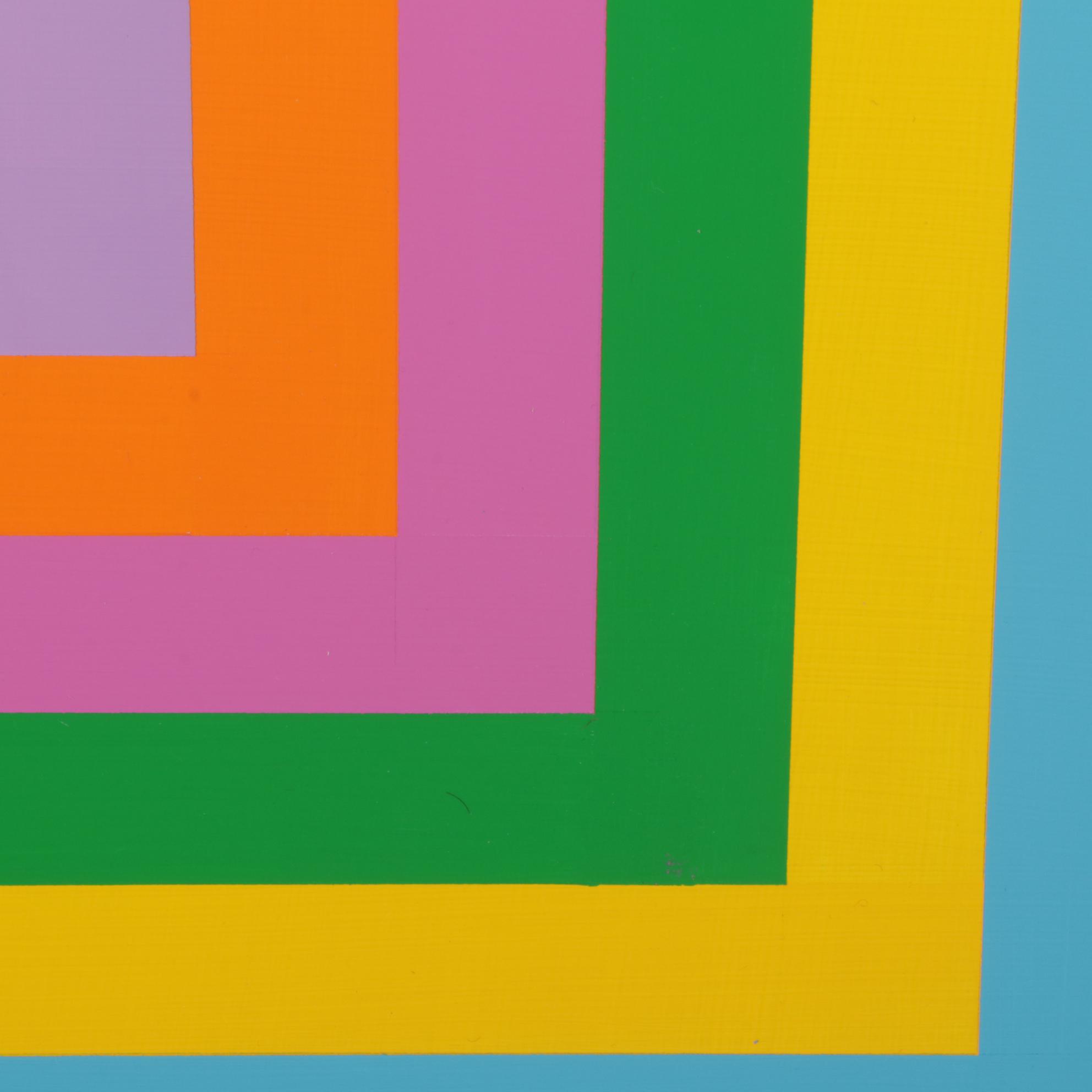 deSanto Op Art Acrylic Painting "Klasiko," 2023