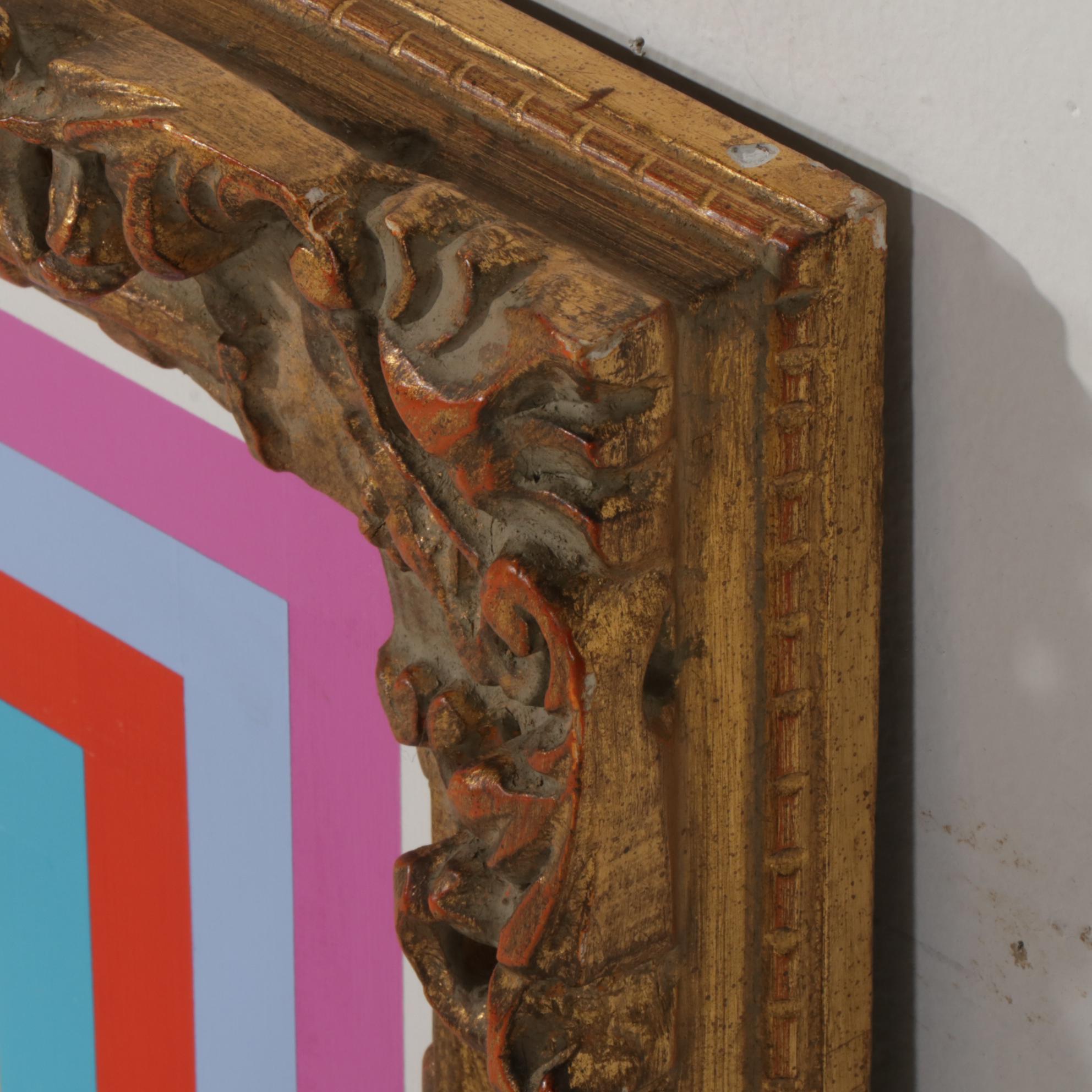 deSanto Op Art Acrylic Painting "Klasiko," 2023