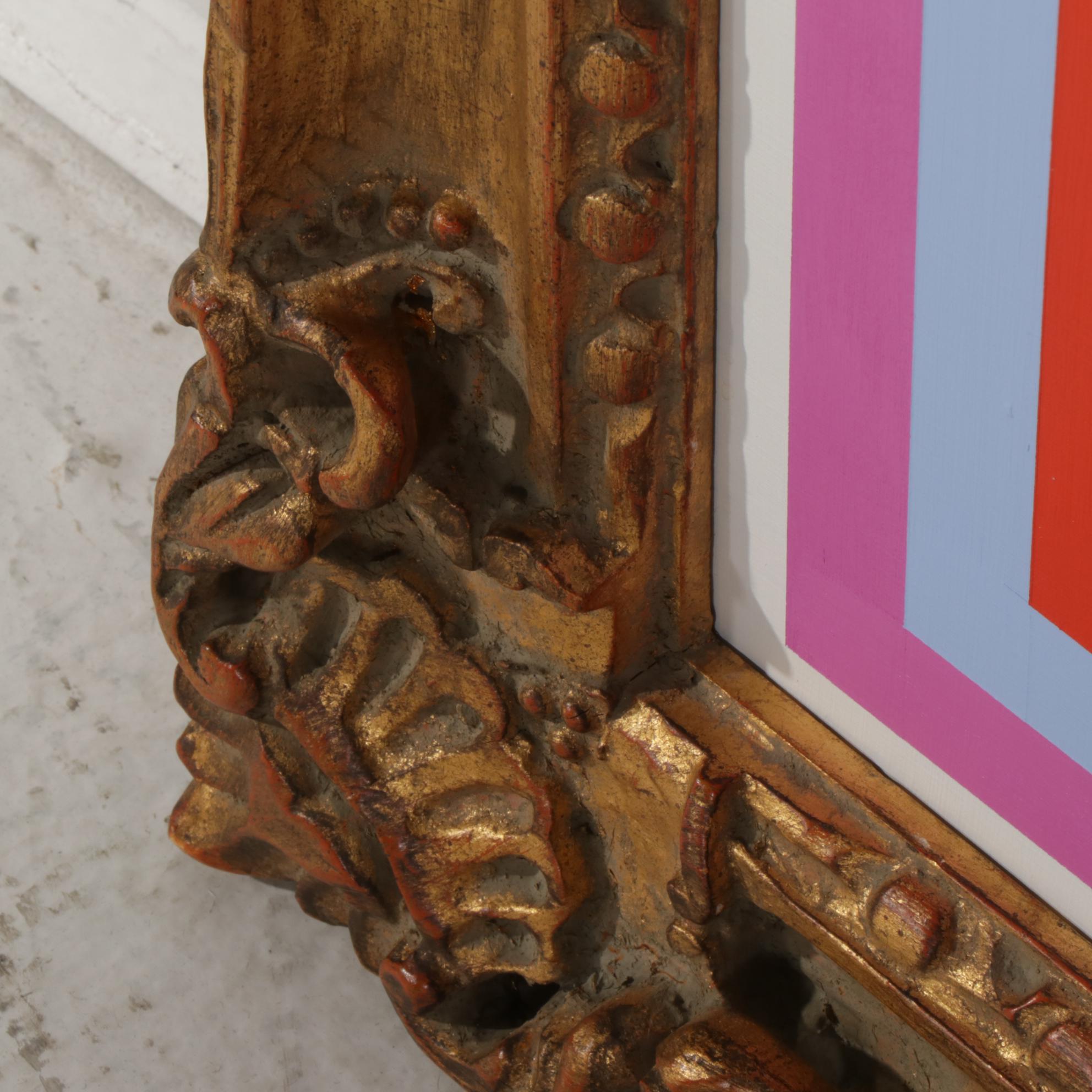 deSanto Op Art Acrylic Painting "Klasiko," 2023