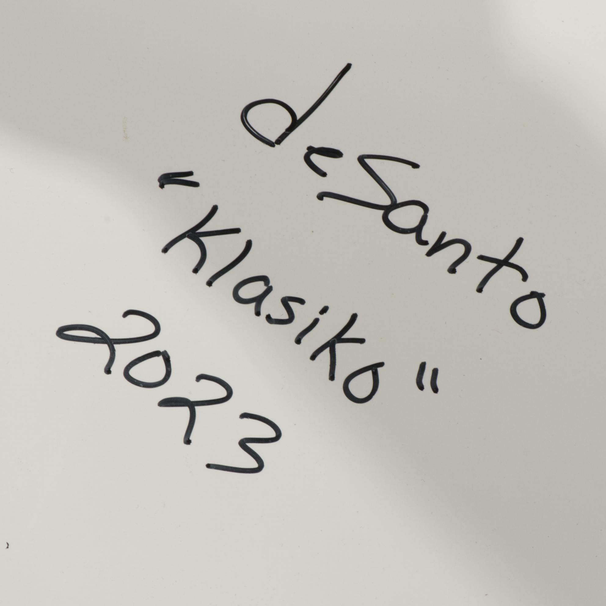 deSanto Op Art Acrylic Painting "Klasiko," 2023